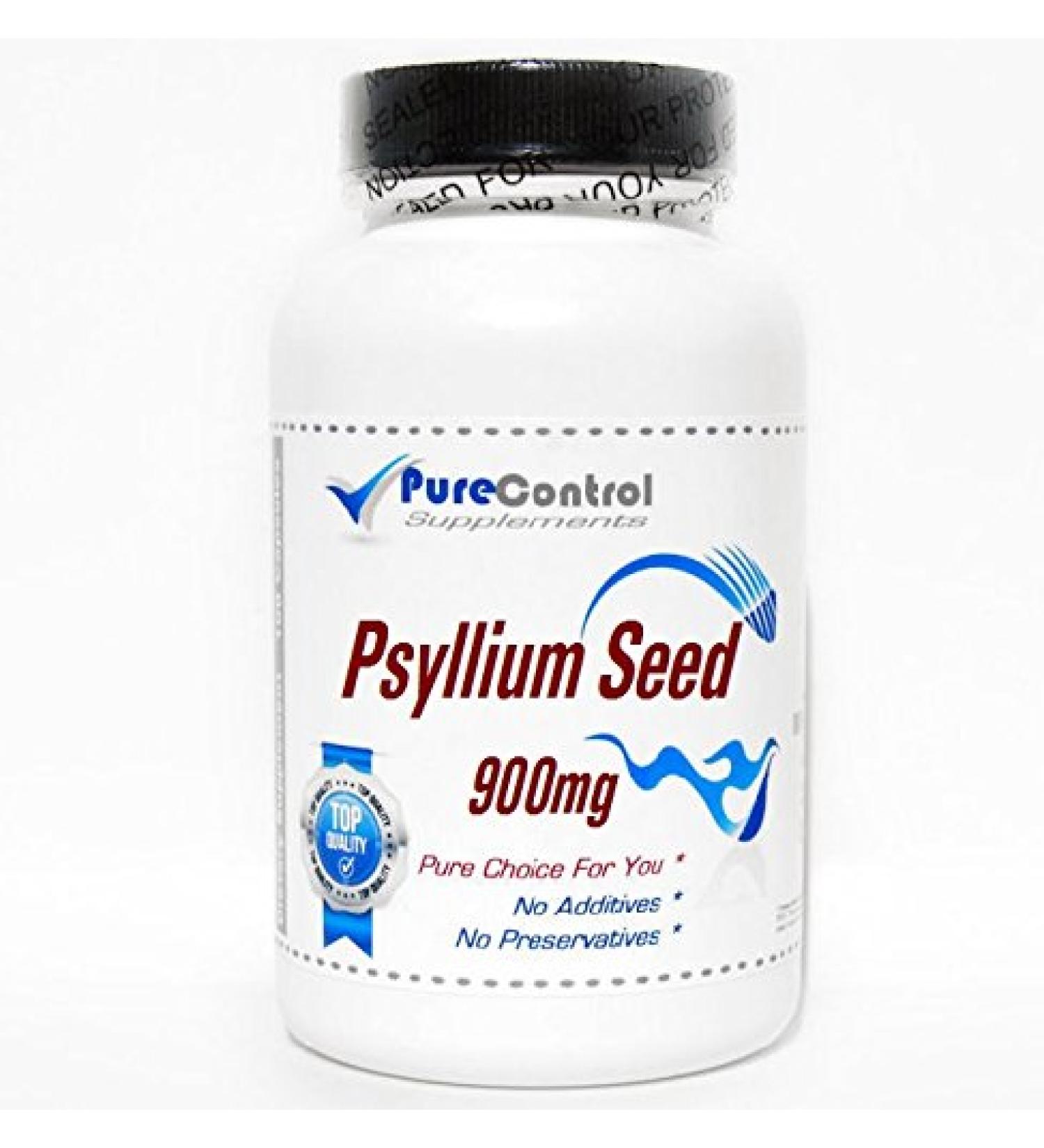 Psyllium Seed 900mg // 180 Capsules // Pure // by PureControl Supplements