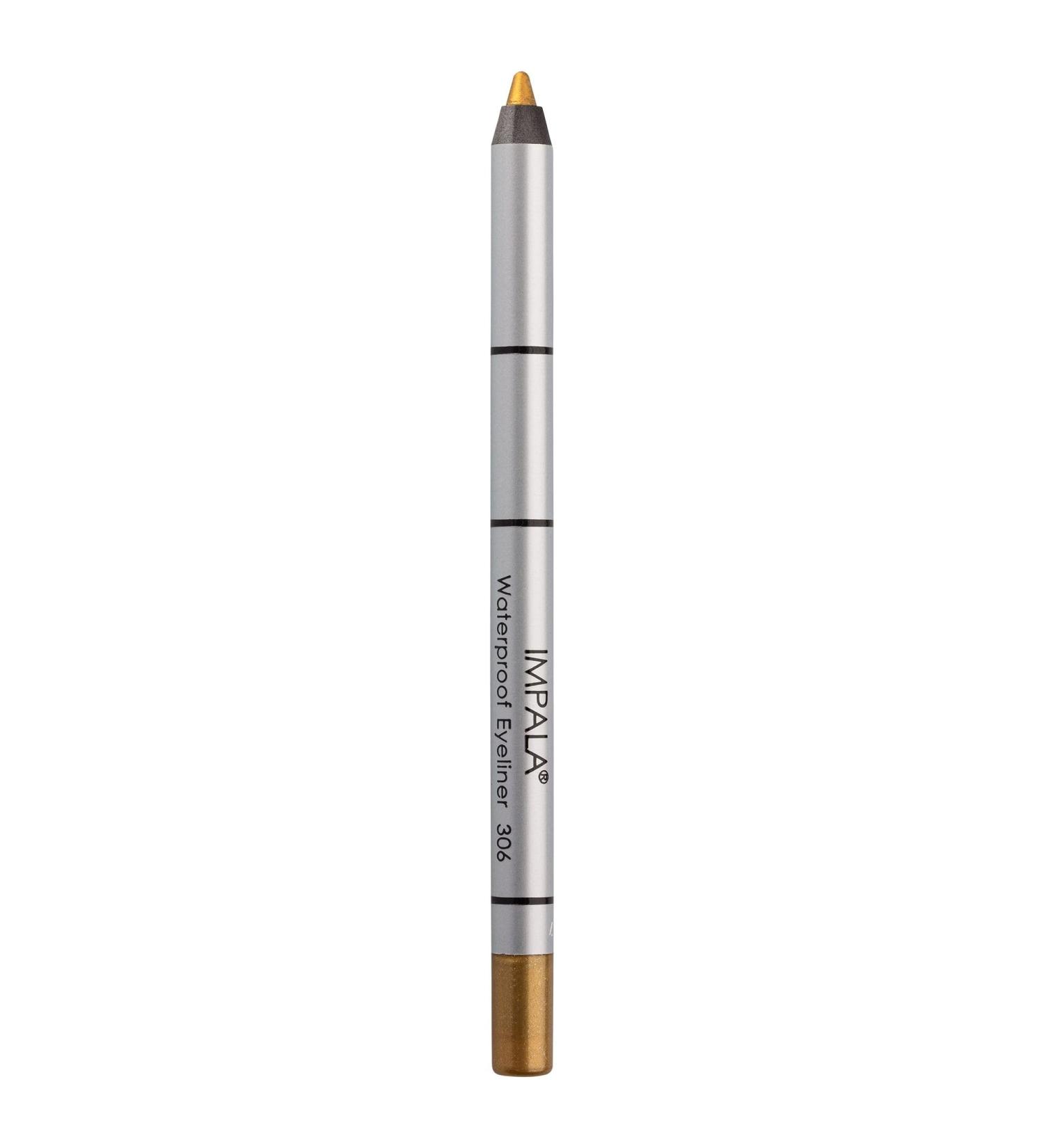 IMPALA Creamy Waterproof Gold Eyeliner Pencil 306 | Contour or Smokey Effect | Long-Lasting & Water-Resistant Color - Buy Online on GoSupps.com