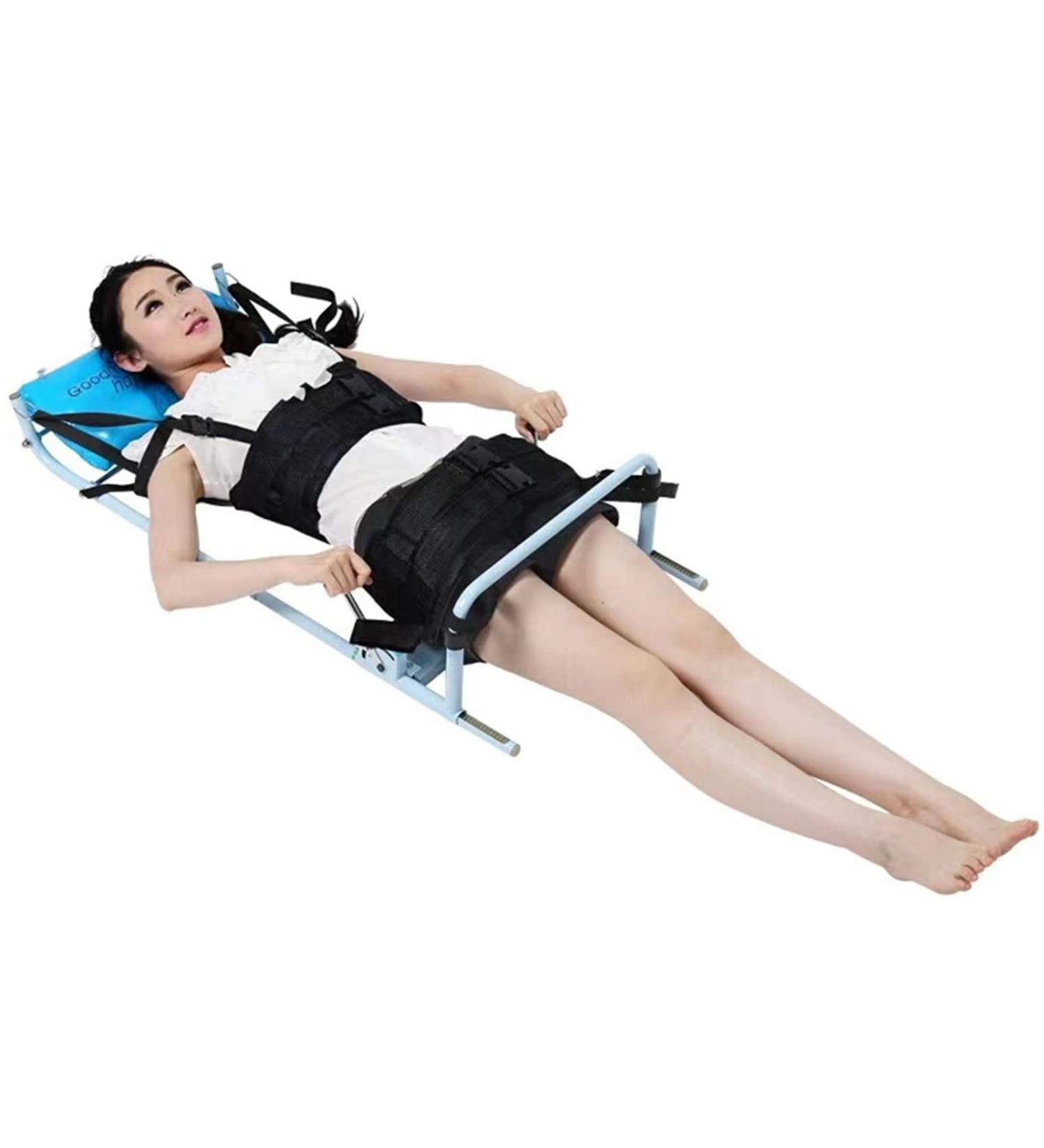 Wolves Lumbar Traction Device | Home Cervical Spine Stretcher for Low Back Pain Relief Traction 0-800N - Buy Online on GoSupps.com