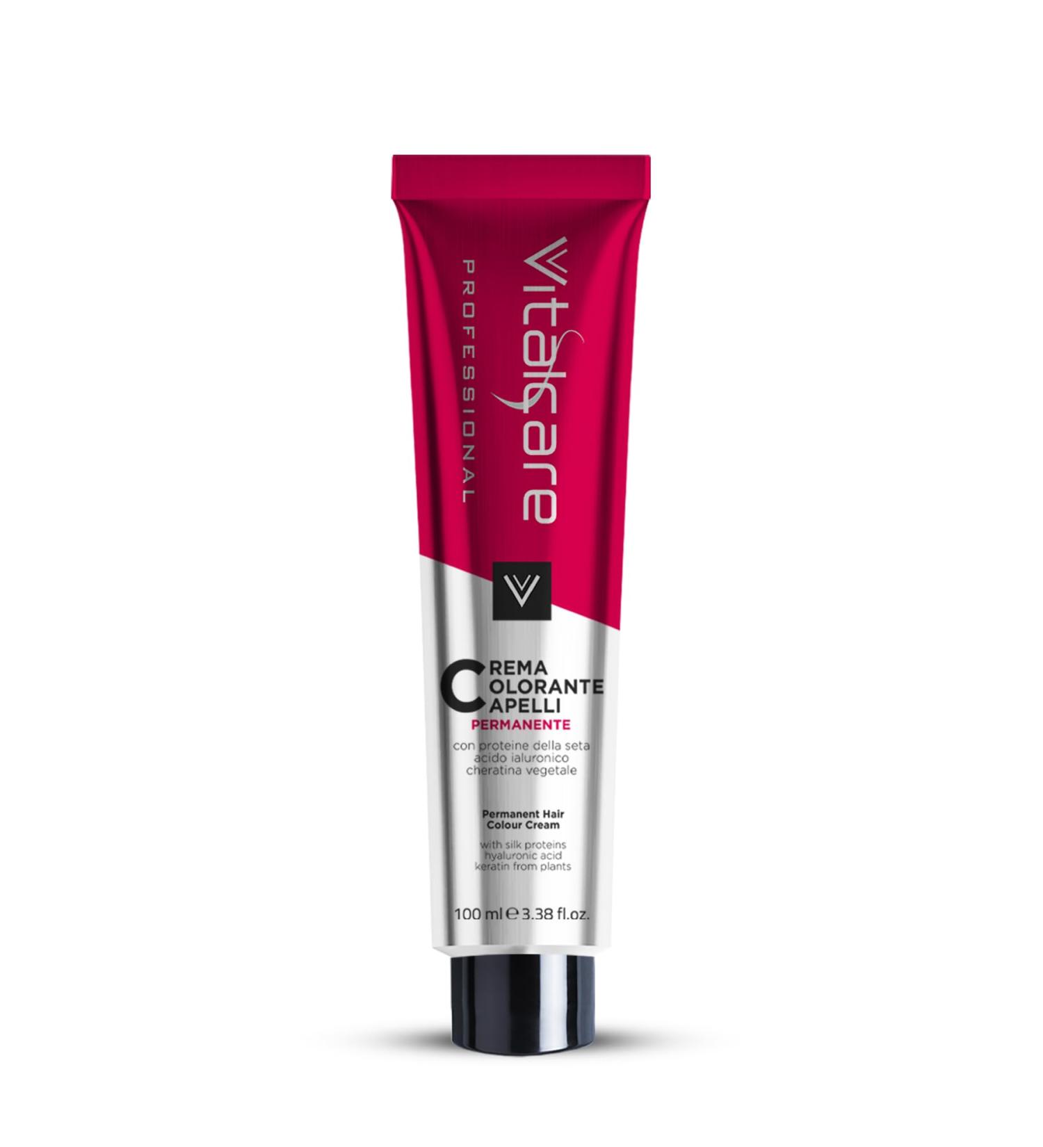 Vitalcare Professional permanent hair color hair color with silk protein no 63 dark blonde gold 100 ml - Buy Online on GoSupps.com