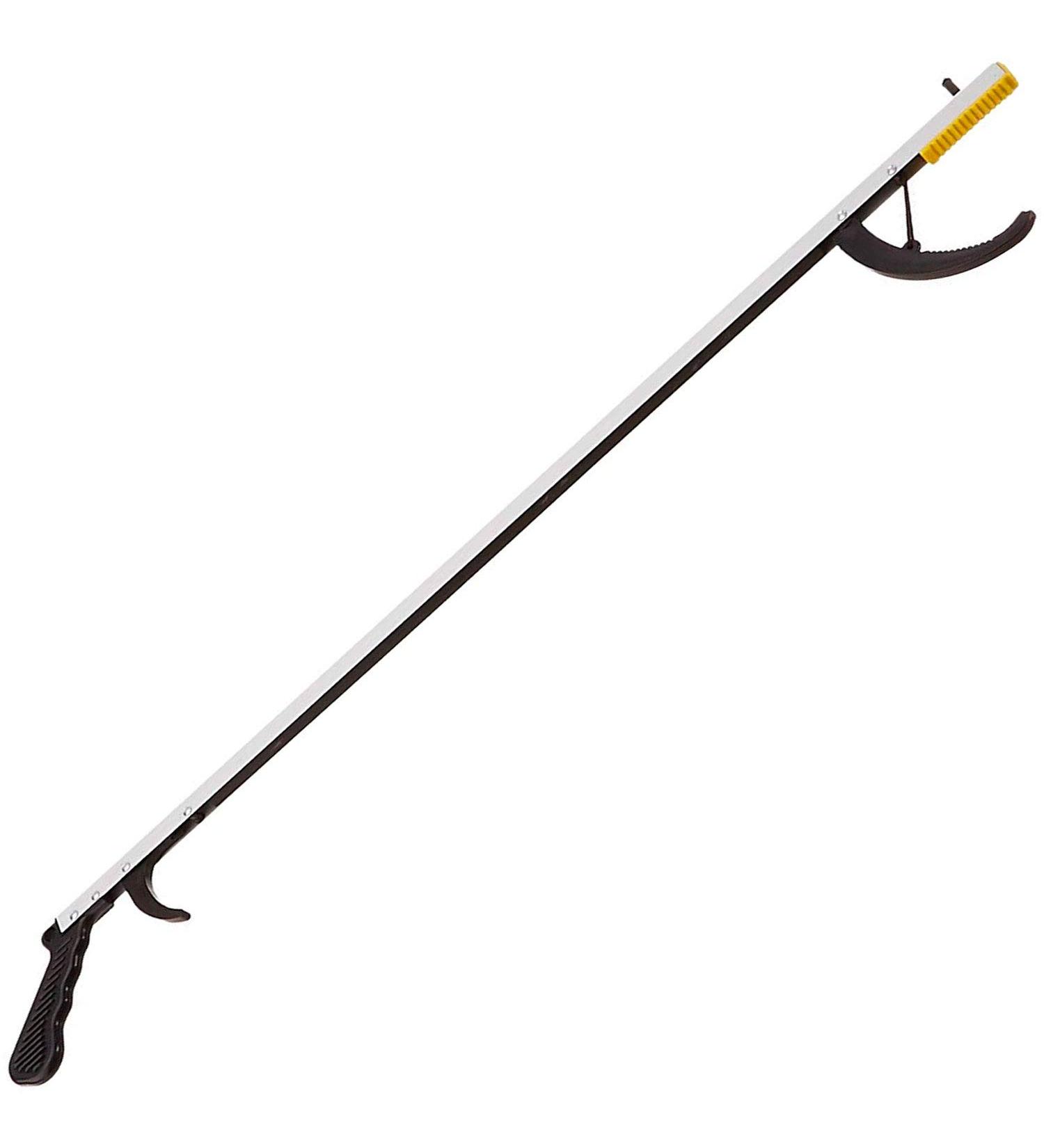 HealthSmart 32 Inch Reacher Grabber Tool - Ideal for Elderly, Disabled, Post-Surgery Recovery - Claw Grabber, Trash Picker, Hand Gripper, Arm Extension - Non Folding, Magnetic Claw - Buy Online on GoSupps.com