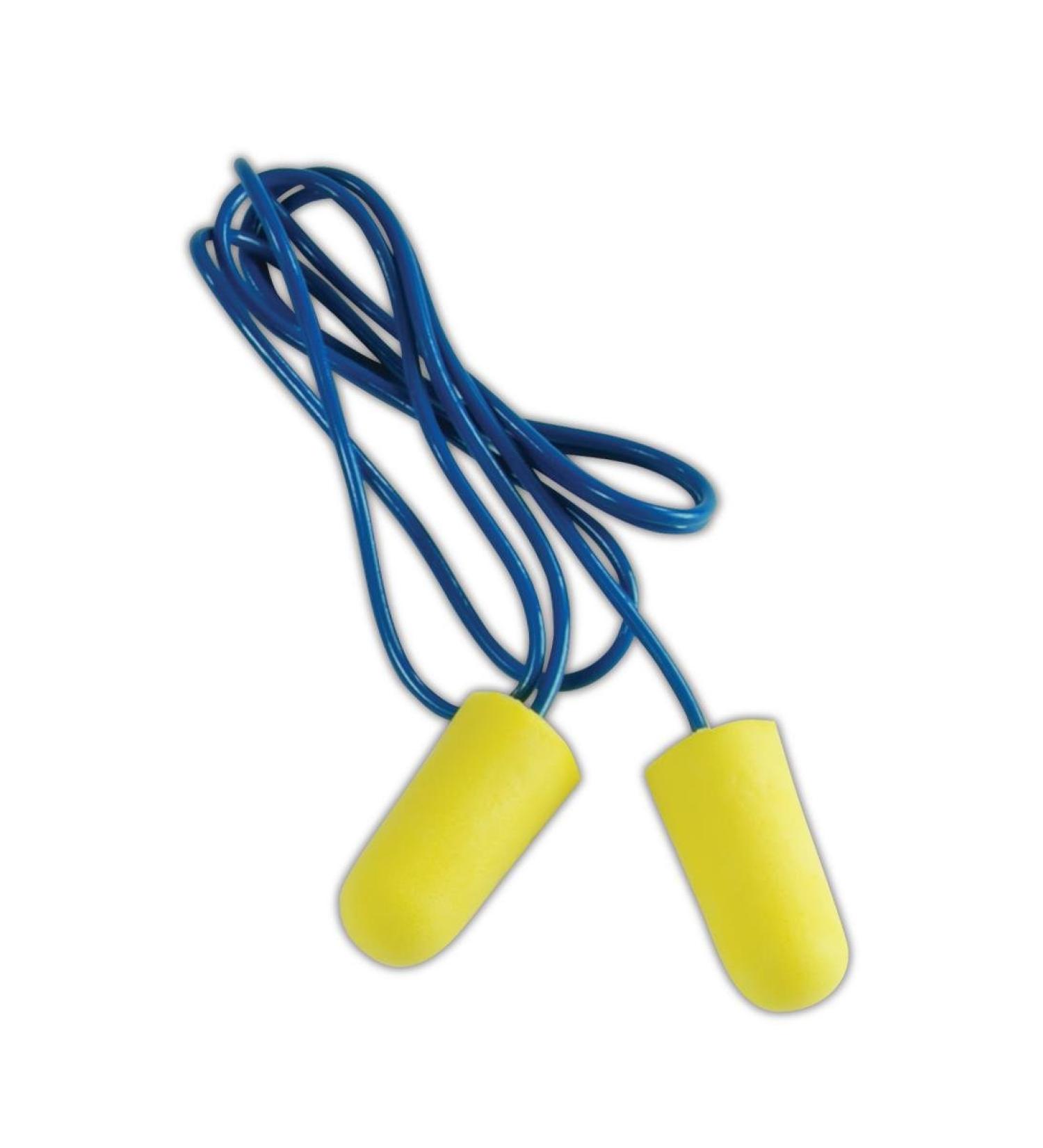3M 10080529120189 312-1224 E-A-R Taper Fit 2 Foam Large Corded Earplugs Large (Pack of 200)