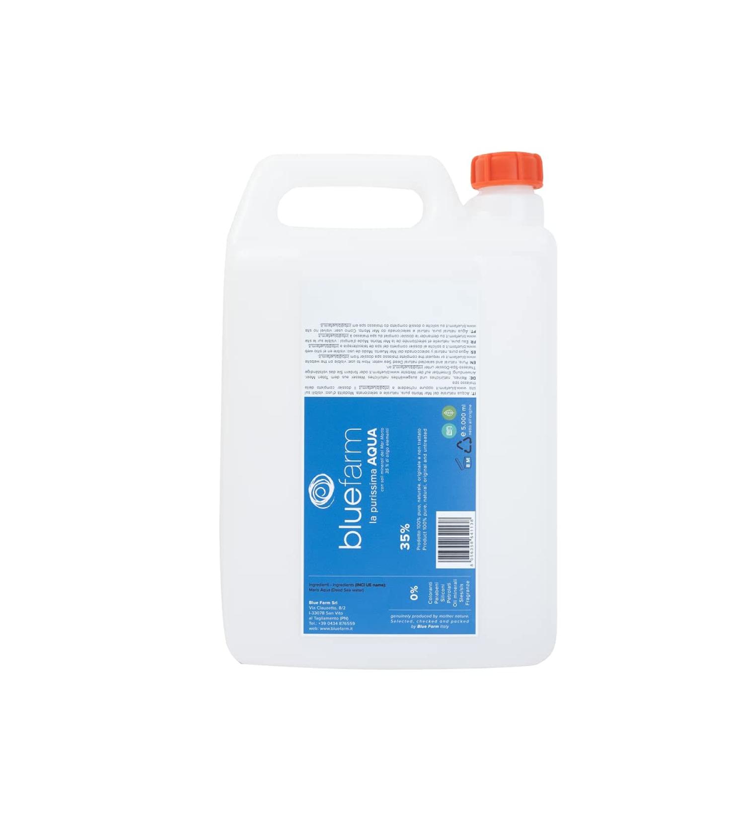 BLUE FARM | Eaux thermales concentr es 35% ml 5.000 La Purissima Aqua aux sels min raux de la Mer Morte 35% oligo- l ments - Buy Online on GoSupps.com