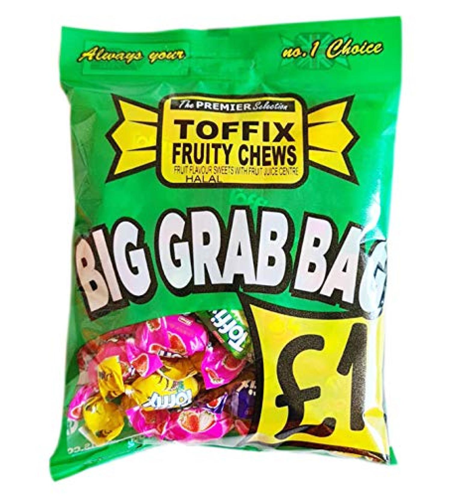 1200g Toffix Wrapped Sweets 10 x 120g Big Grab Bags HALAL