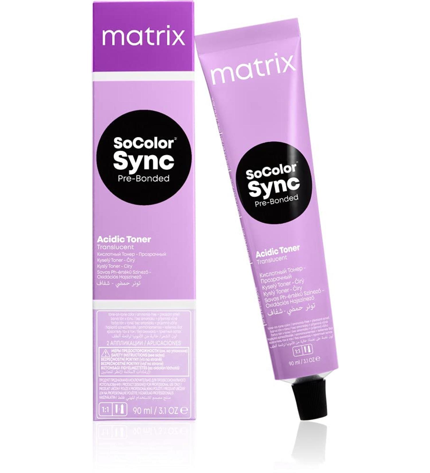 Matrix Matrix SoColor Sync PreBonded Zure Toner Sheer Ash 90 ml