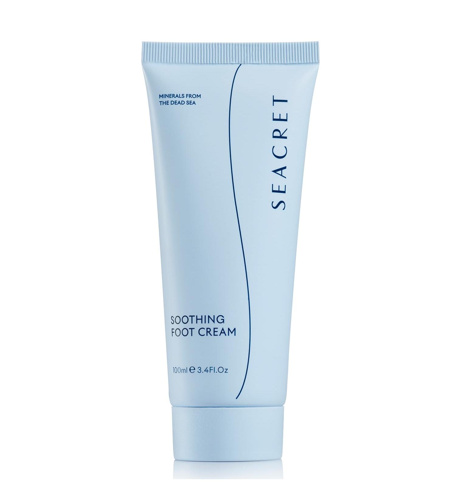SEACRET Foot Cream with Tea Tree Oil & Dead Sea Minerals - 100ml | Hydrating & Soothing Foot Care for Optimal Health - Buy Online on GoSupps.com