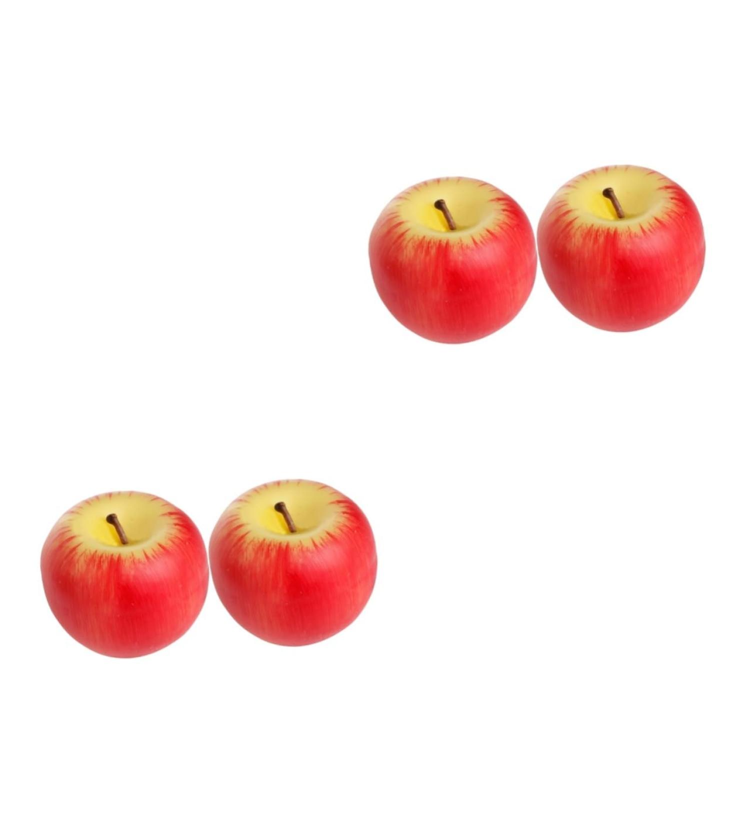 ABOOFAN 4 Pcs Simulation Apple Candle Simulation Fruit Candle Candles for Christmas Winter Candles Red Candle Ornaments Scented Candles Tea Lights Candle Fake Fruit Child Wax Canned - Buy Online on GoSupps.com