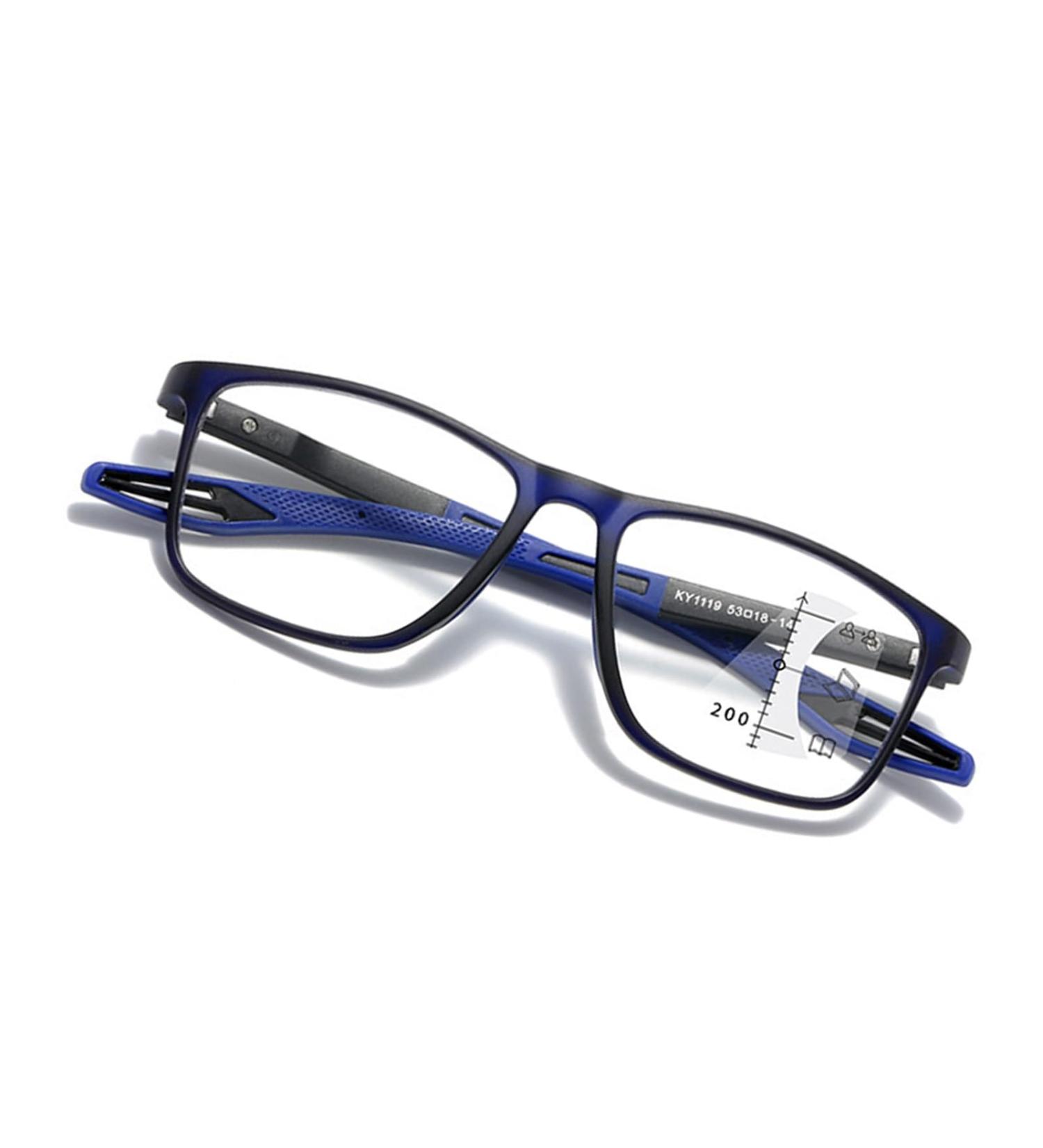 LILLIE Stylish Multifocal Blue Light Reading Glasses - Flexible & Comfortable for Indoor/Outdoor Use - 1.0x Magnification - Buy Online on GoSupps.com