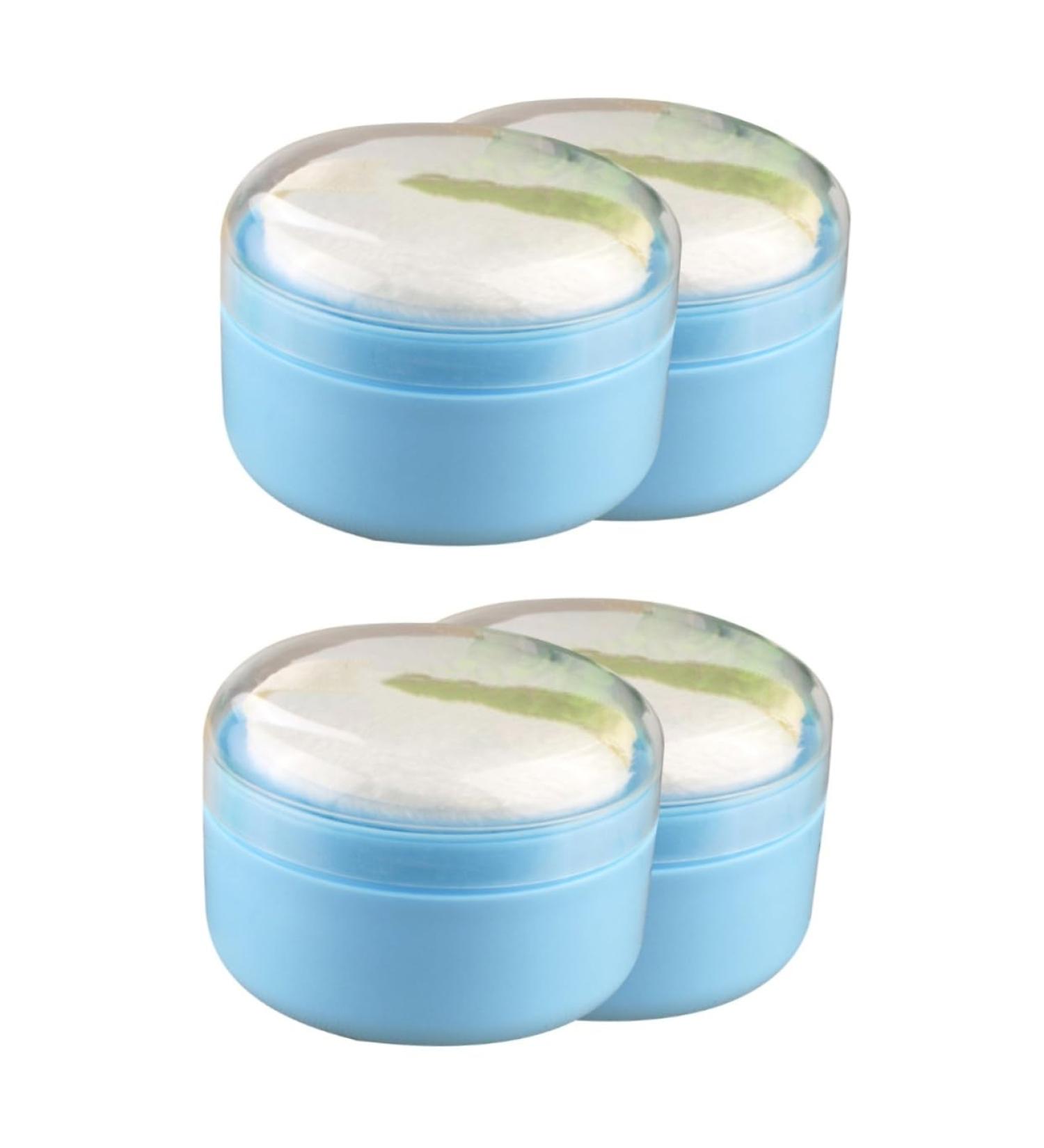 Toyvian 4pcs talcum powder puff case baby after-bath puff container body puff container baby puff case cosmetic lotion - Buy Online on GoSupps.com