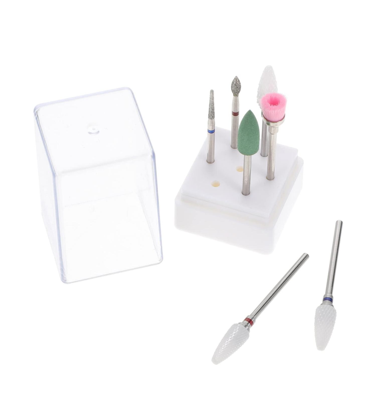 FRCOLOR 1 Set Nail Clipper Grinding Head Nails Gel polishing Tool Ceramic Nail bits Nail Drill bits Nail File Electric Nail File Drill Salon Nail Drill Ceramic Tools Nail Set Diamond Hard - Buy Online on GoSupps.com