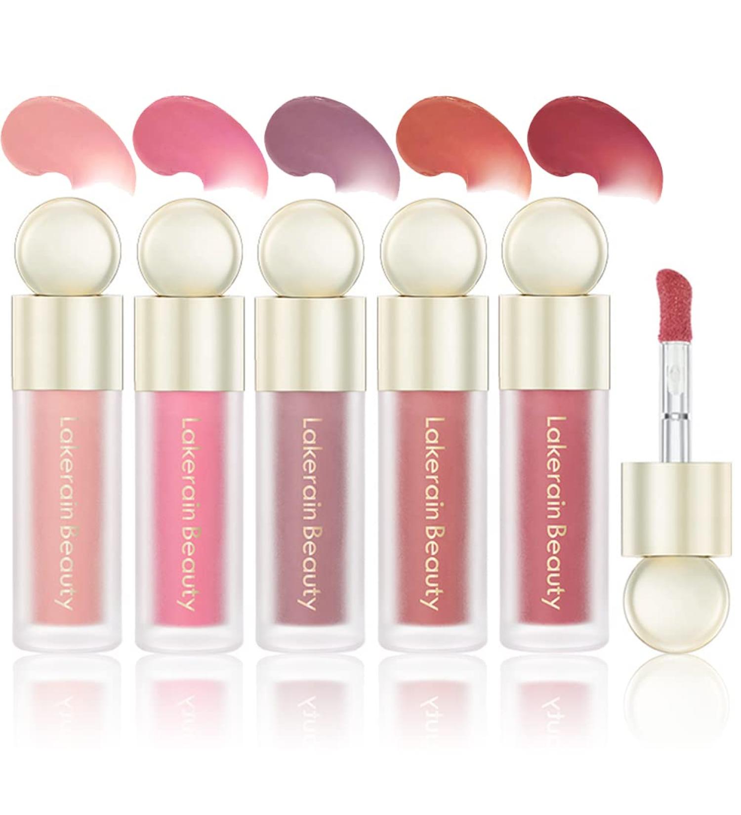 Natural Matte Liquid Blush - Dewy Cheek Tint for Long-Lasting Glow | 0.25 oz/7.5ml - Shade 04 - Buy Online on GoSupps.com