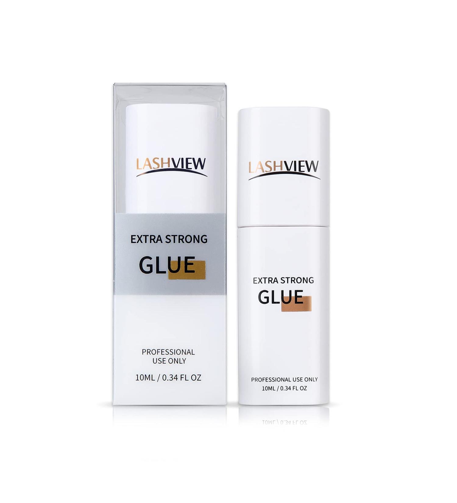 LASHVIEW Eyelash Extension Glue - Precise Drop Technology, 1 Sec Dry Time, 10ml - Buy Online on GoSupps.com