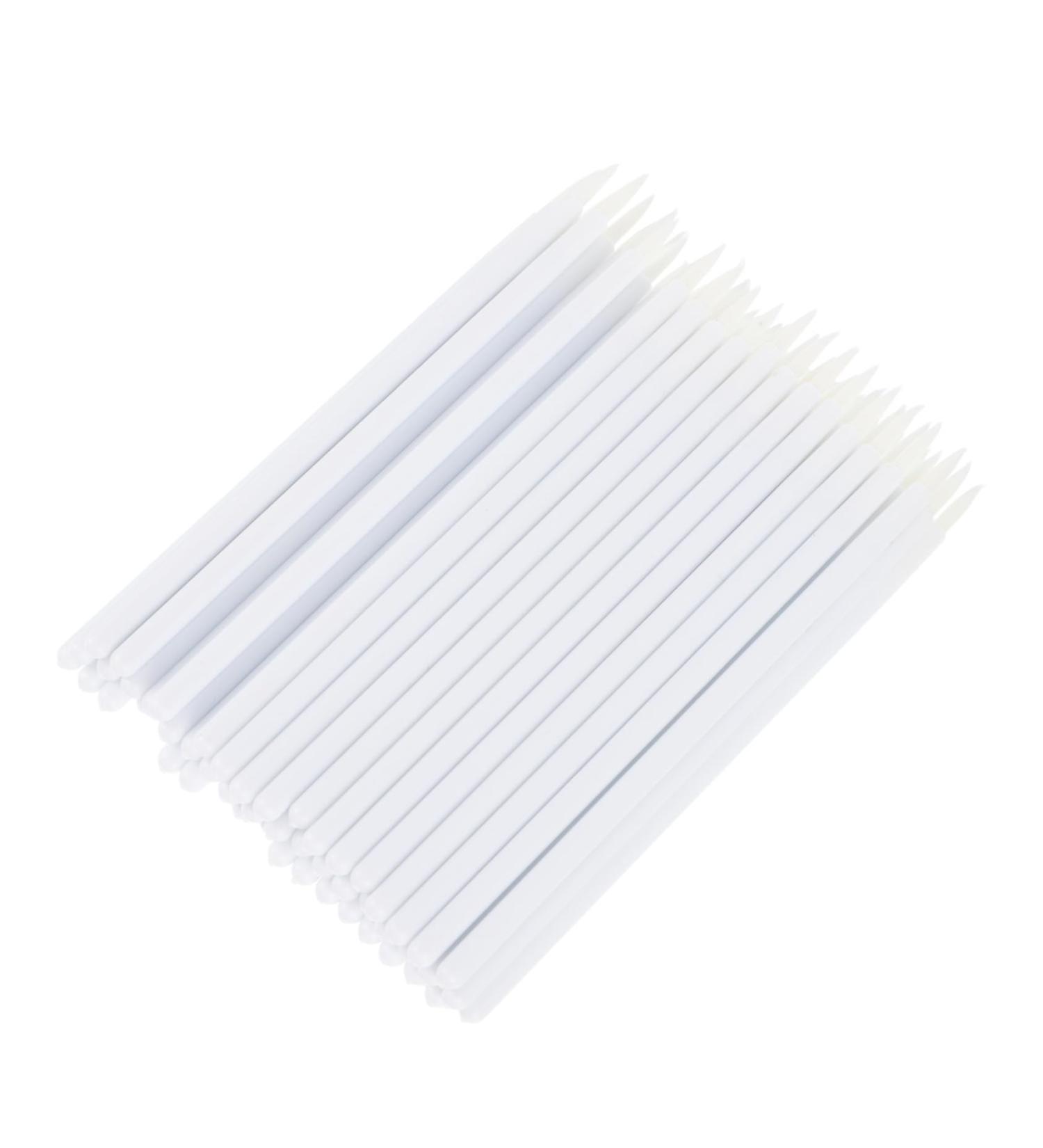 VINTORKY 100pcs Disposable Eyeliner Brush Make up Kit Eyeliner Pencil Cosmetic Eye Wands Makeup Brush White 9x6.5cm White - Buy Online on GoSupps.com