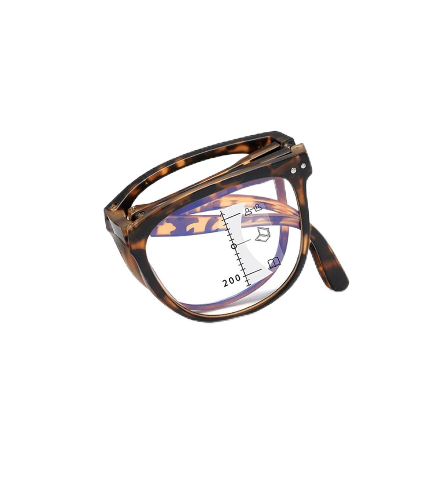 Portable Folding Reading Glasses for Women Men Blue Light Blocking Readers Multifocus Anti Glare Glasses(Couleur:Tortoiseshell Grandeur:2.0x) - Buy Online on GoSupps.com