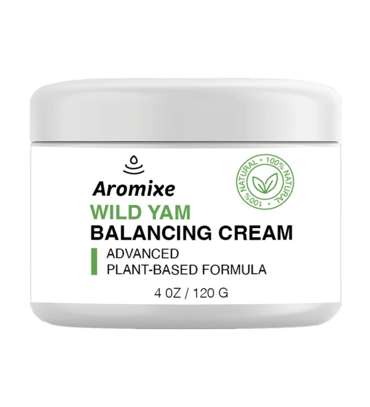 Premium Grade Wild Yam Cream - Natural Advanced Plant-Based Formula 4oz | International Shipping Available - Buy Online on GoSupps.com