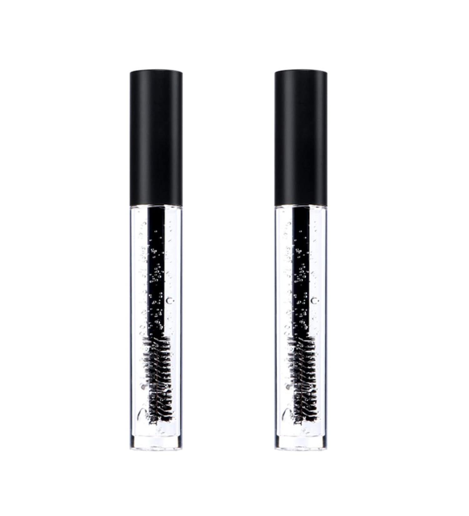 Transparent eyebrow gel Waterproof gel gel long eyebrow gel with brush 2pcs hair eyebrow - Buy Online on GoSupps.com