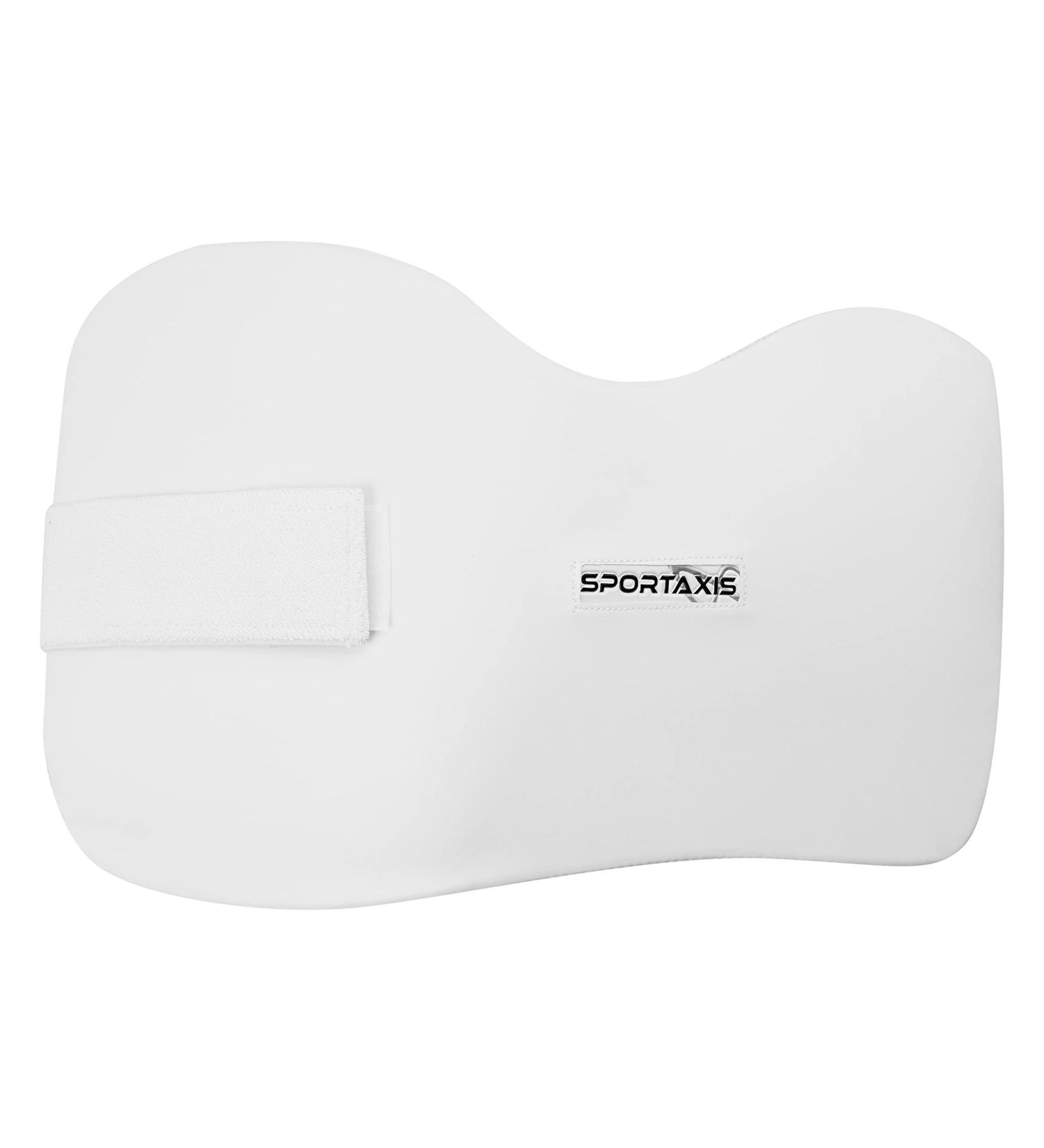 SPORTAXIS Batting Chest Guard - Low Density Foam Closure - White - Buy Online on GoSupps.com