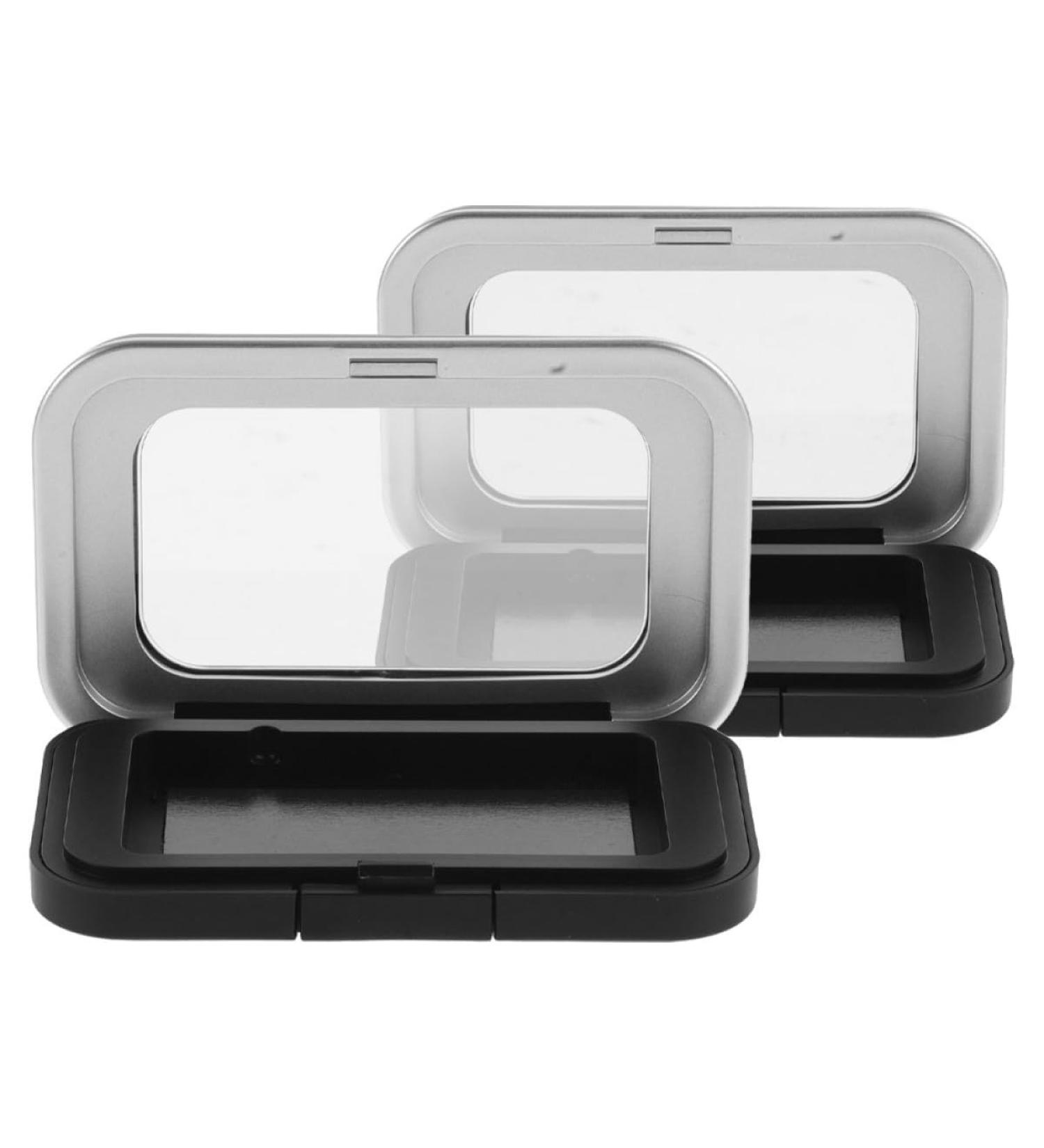 Palette Magn tique Vide Portable 2 Pi ces Miroir Bo te de Rangement Compacte pour Fards Paupi res et Blush Trousse de Maquillage de Voyage et D potage des Contenants de - Buy Online on GoSupps.com