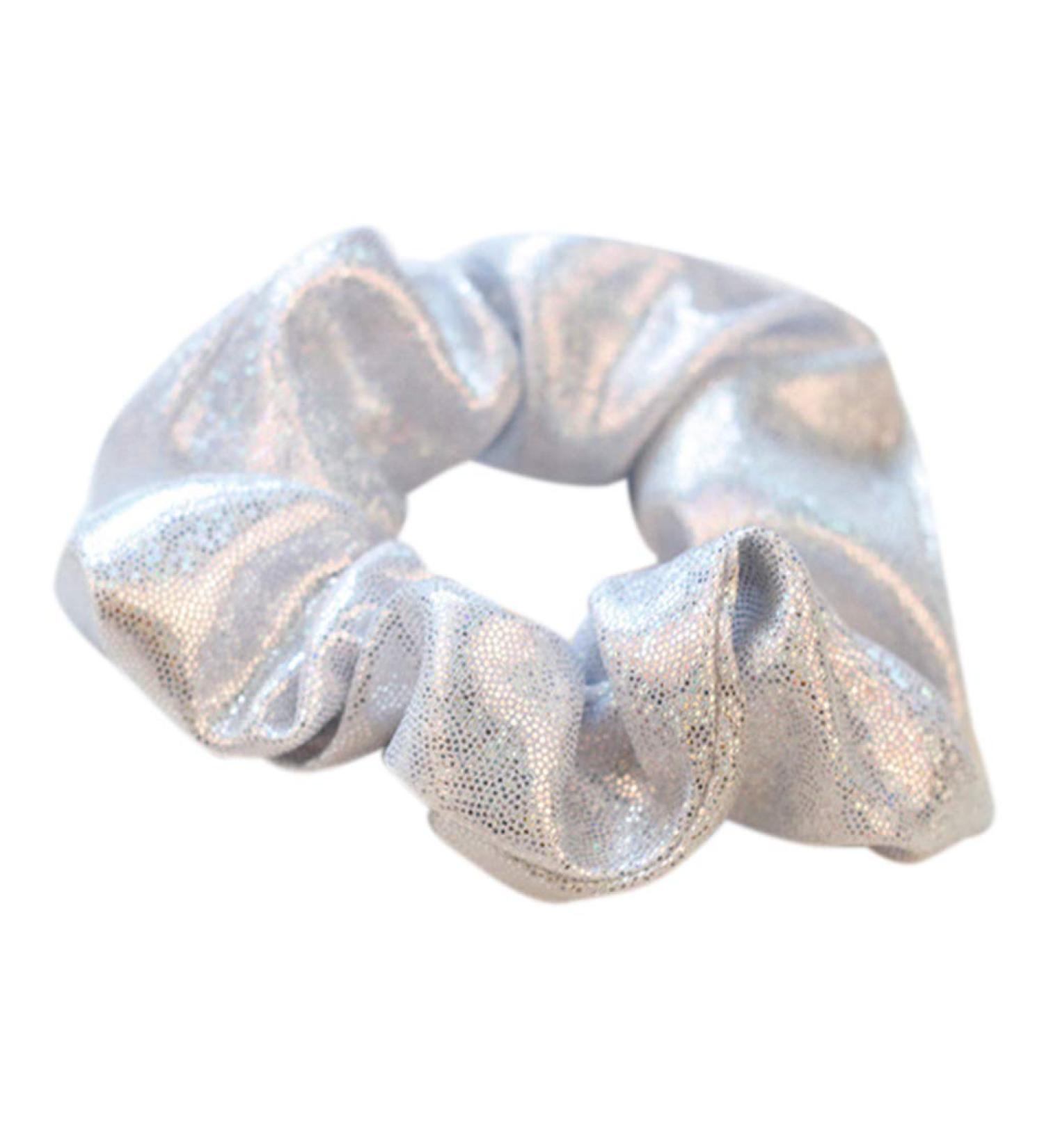 Cadania Women's Wide Stretch Thick Hair Rope - Metallic Glitter Ponytail Holder & Halloween Bracelet - Buy Online on GoSupps.com