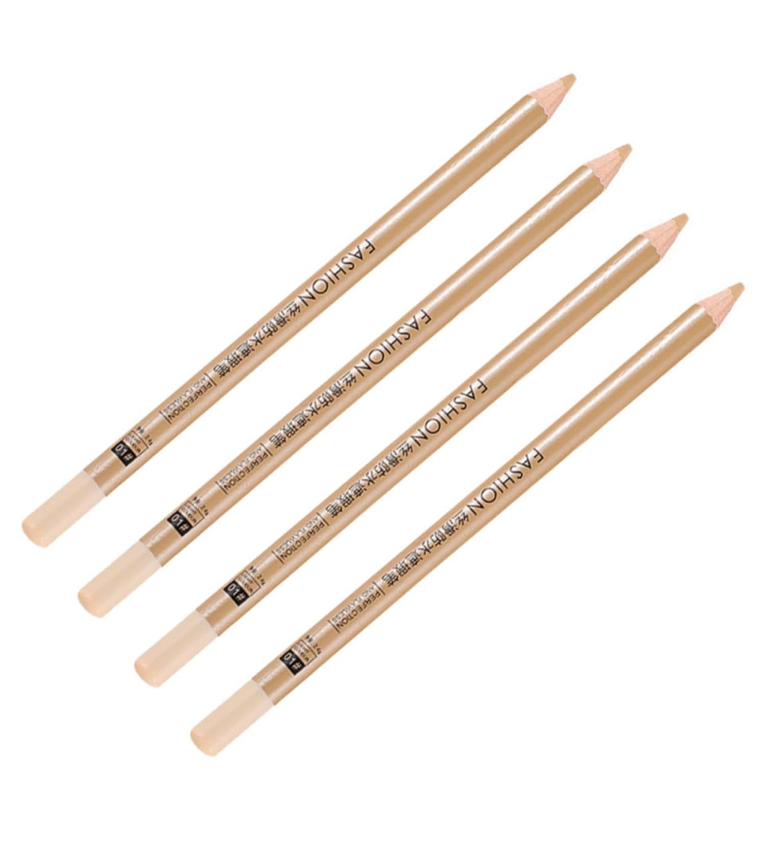 TOVINANNA 4pcs Concealer Pen Light Concealer Eye Brightener Concealer Cover up Makeup Concealer Wooden White - Buy Online on GoSupps.com