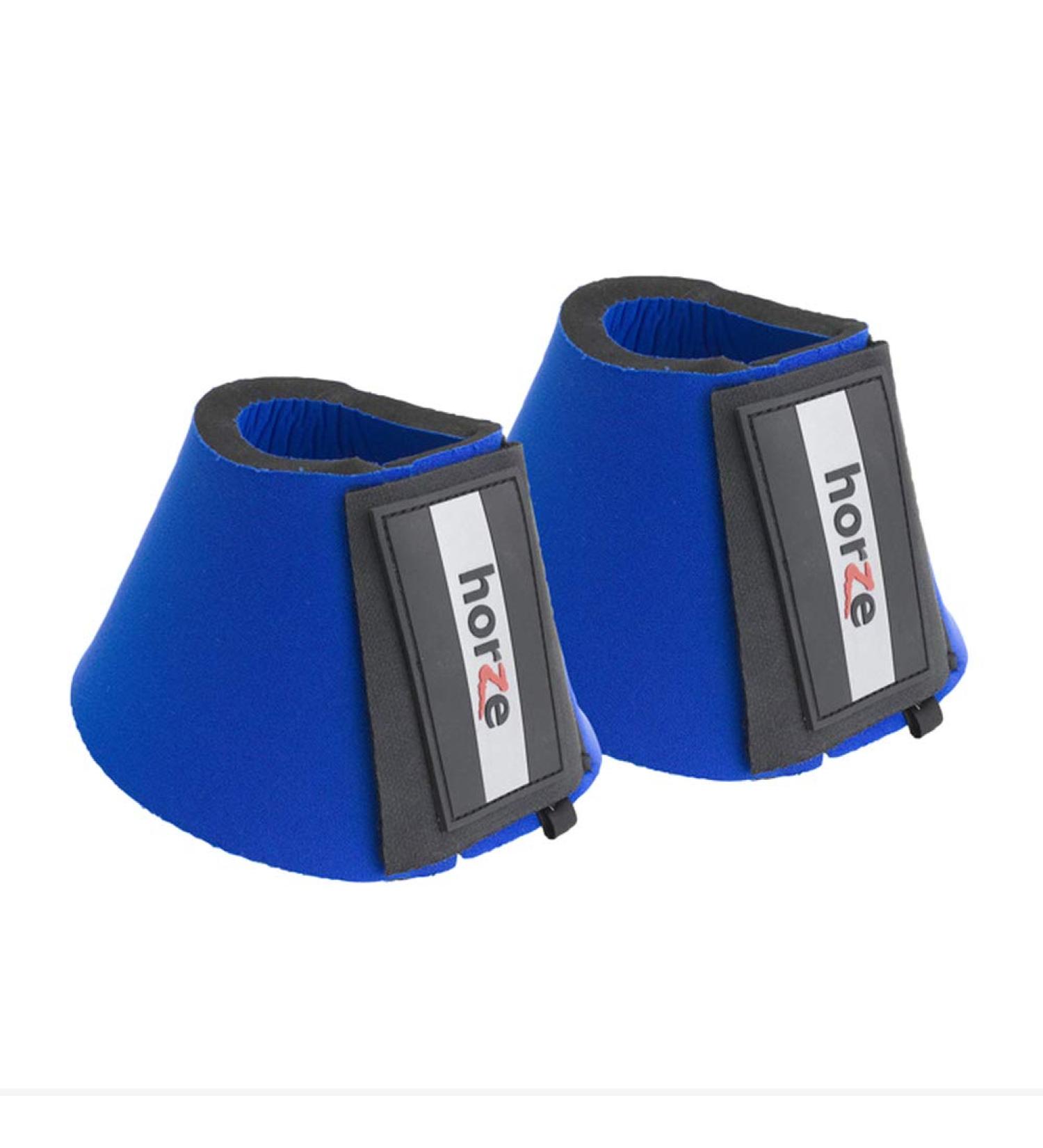 HORZE ProBell Horse Bell Boots - Blue Jumping Boots with Velcro Fastener Set of 2 for Equestrian Protection - Buy Online on GoSupps.com