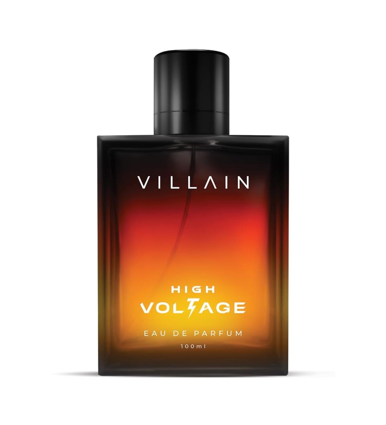 High Voltage Eau de Parfum for Men | Spicy Fougere Fragrance with Patchouli Mint & Cinnamon | Long Lasting Premium Perfume - 100ml - Buy Online on GoSupps.com