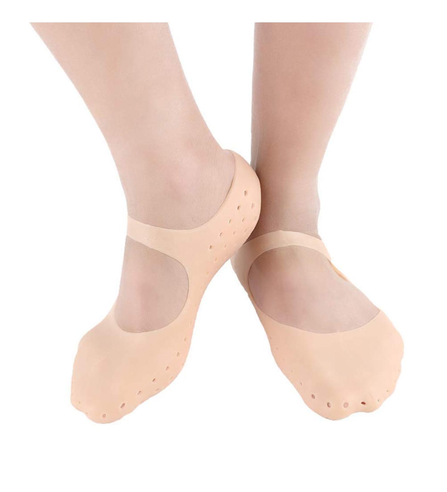 Milists Silicone Moisturizing Socks for Men & Women - Anti-Slip Heel Protection & Comfort - Perfect for Beach Use - Buy Online on GoSupps.com