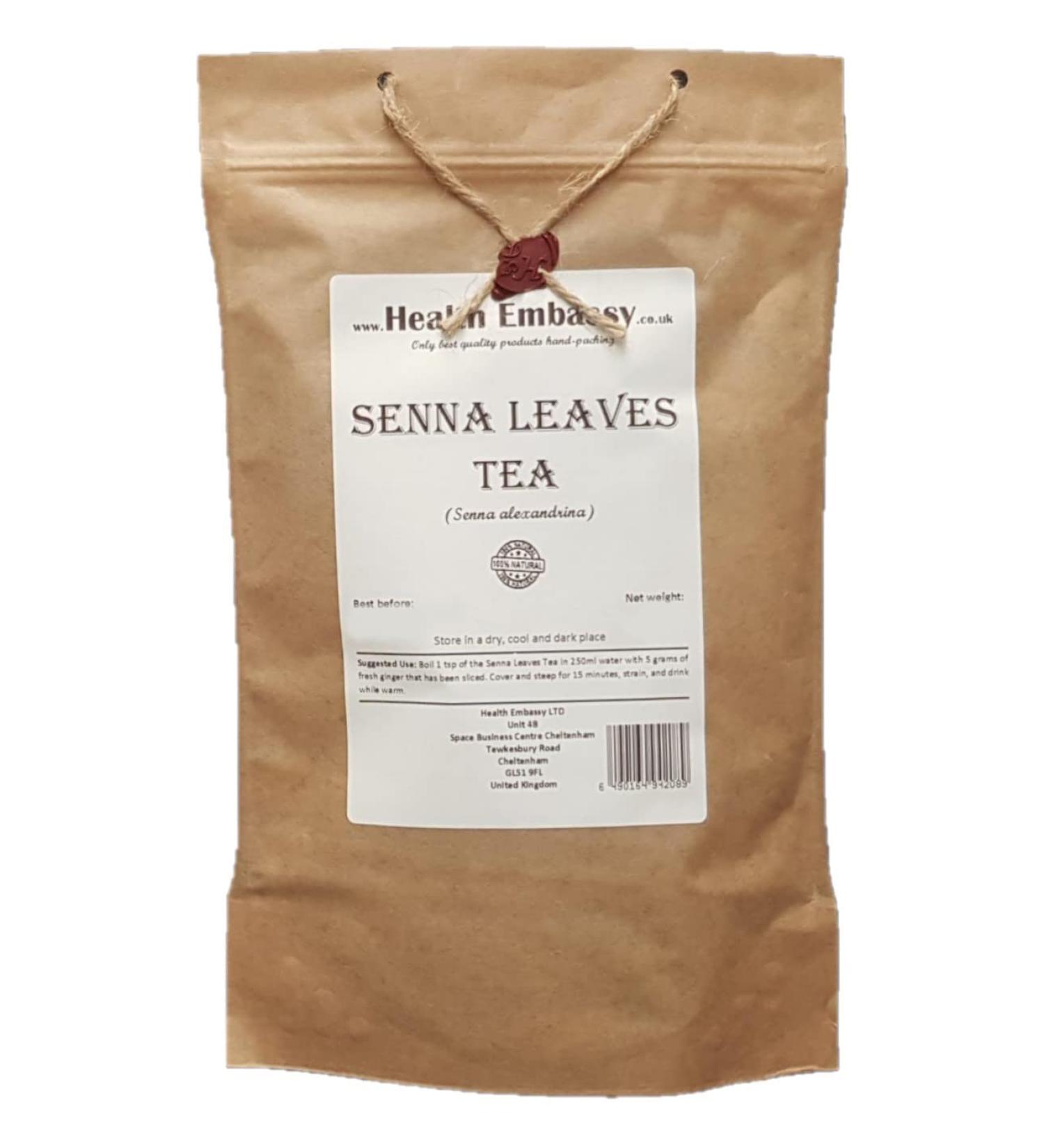 Health Embassy Feuilles de S n Tisane | Senna Alexandrina | Senna Dried Leaves Tea (50g) - Buy Online on GoSupps.com