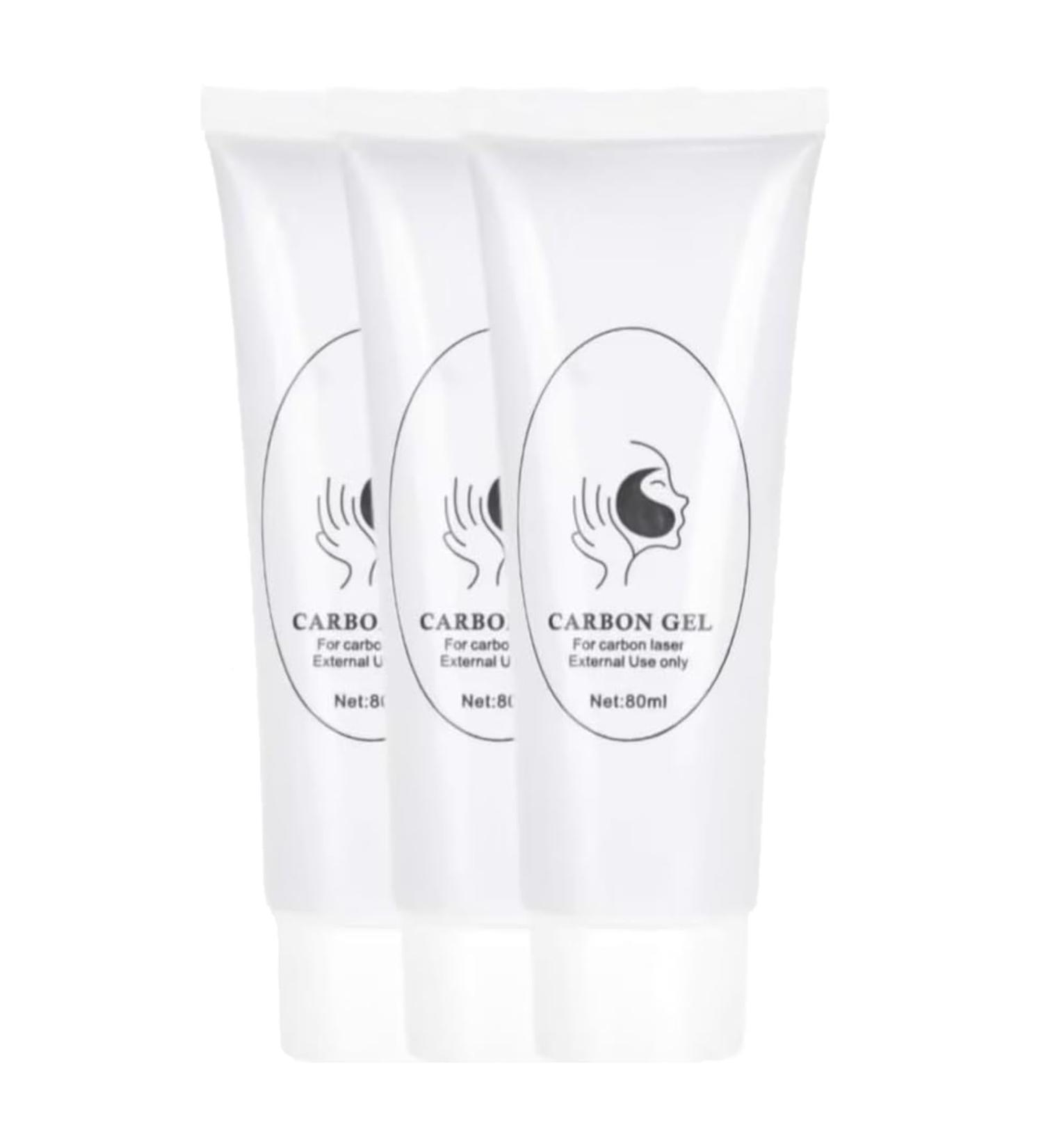 Gel De Carbonne Peeling Carbon Creme Gel Nettoyage En Profondeur Exfoliation Peau Skin Rajeunissement Face Cream For Beauty Machine Carbon Peeling Carbon Cleaner Remover (3PC 80ML) 3PC 80 ml (Lot de 1) - Buy Online on GoSupps.com