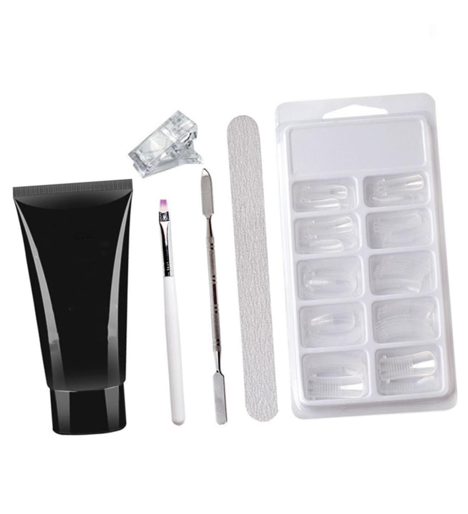 POPETPOP 1Set Set nail extension glue set nail polish gel kit poly nail gel slip solution nail enhancement trial kit nail extension kit Nail Art Tool plastic sanding bar lengthen - Buy Online on GoSupps.com