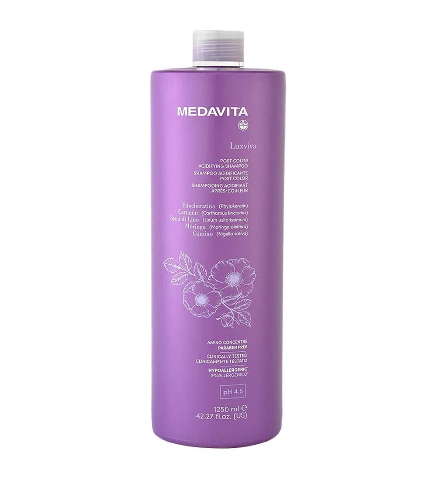 Medavita Luxviva Post Color Shampoo 1250ml - shampoo for colored hair