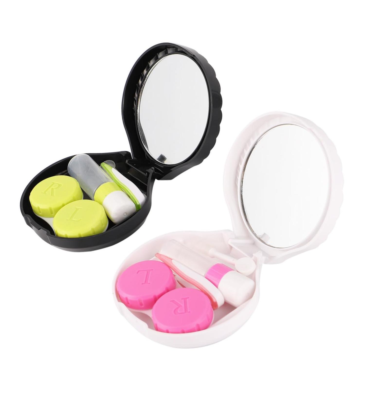 Partykindom Color Contact Lens Container & Tweezers - Cartoon Organizer for Safe Storage - Buy Online on GoSupps.com