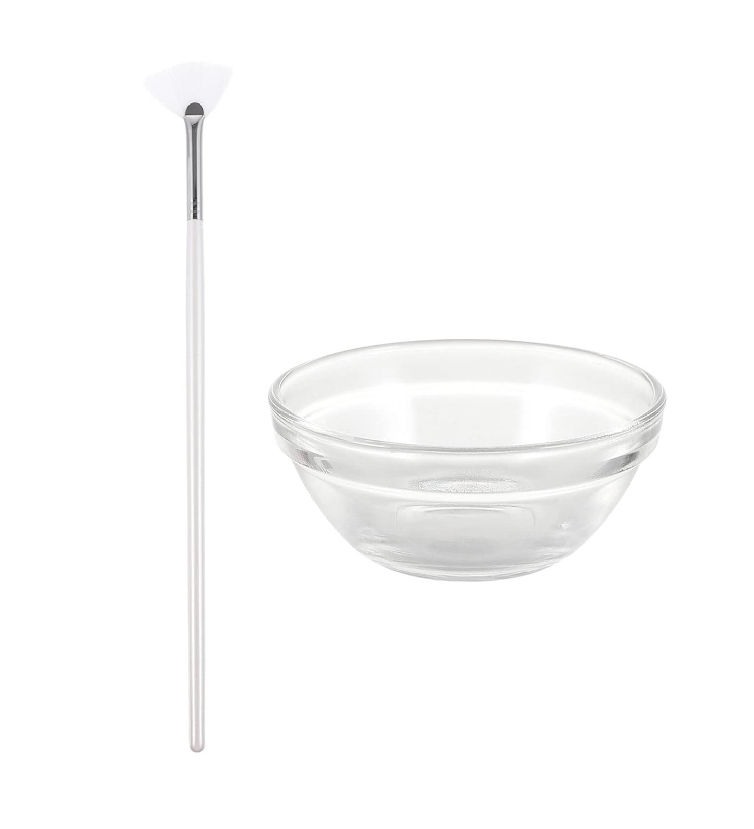 Beaupretty DIY Face Brush Set - Beauty Fan Brush Facial Bowl Spatula & Mud Mask Tools for Perfect Face Masks - Buy Online on GoSupps.com