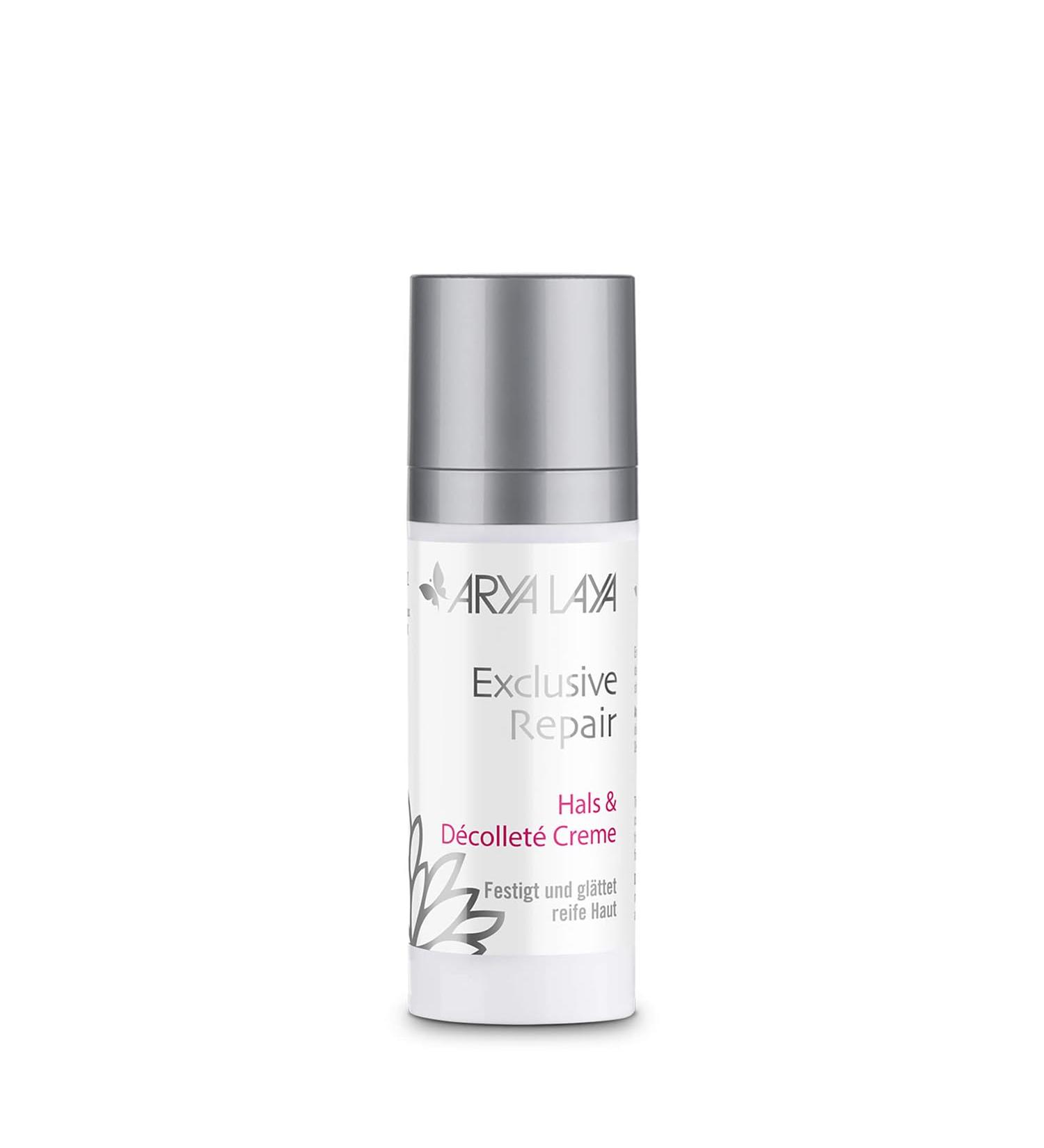 Arya Laya Exclusive Repair Hals & D collet Creme 50ml - Sensitive Skin Care for Wrinkles Pores & Firmness - Buy Online on GoSupps.com