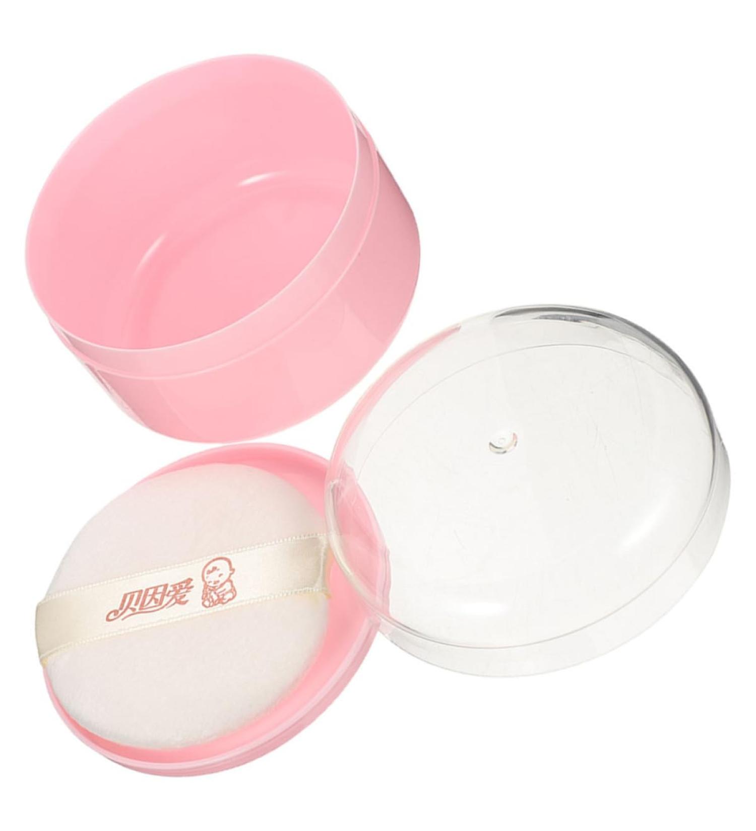 Beaupretty Empty Powder Puff Case Small Holder for Body Powder Baby Synthetic Sponge and Loose Powder Ideal for Travel & Organizing - Buy Online on GoSupps.com