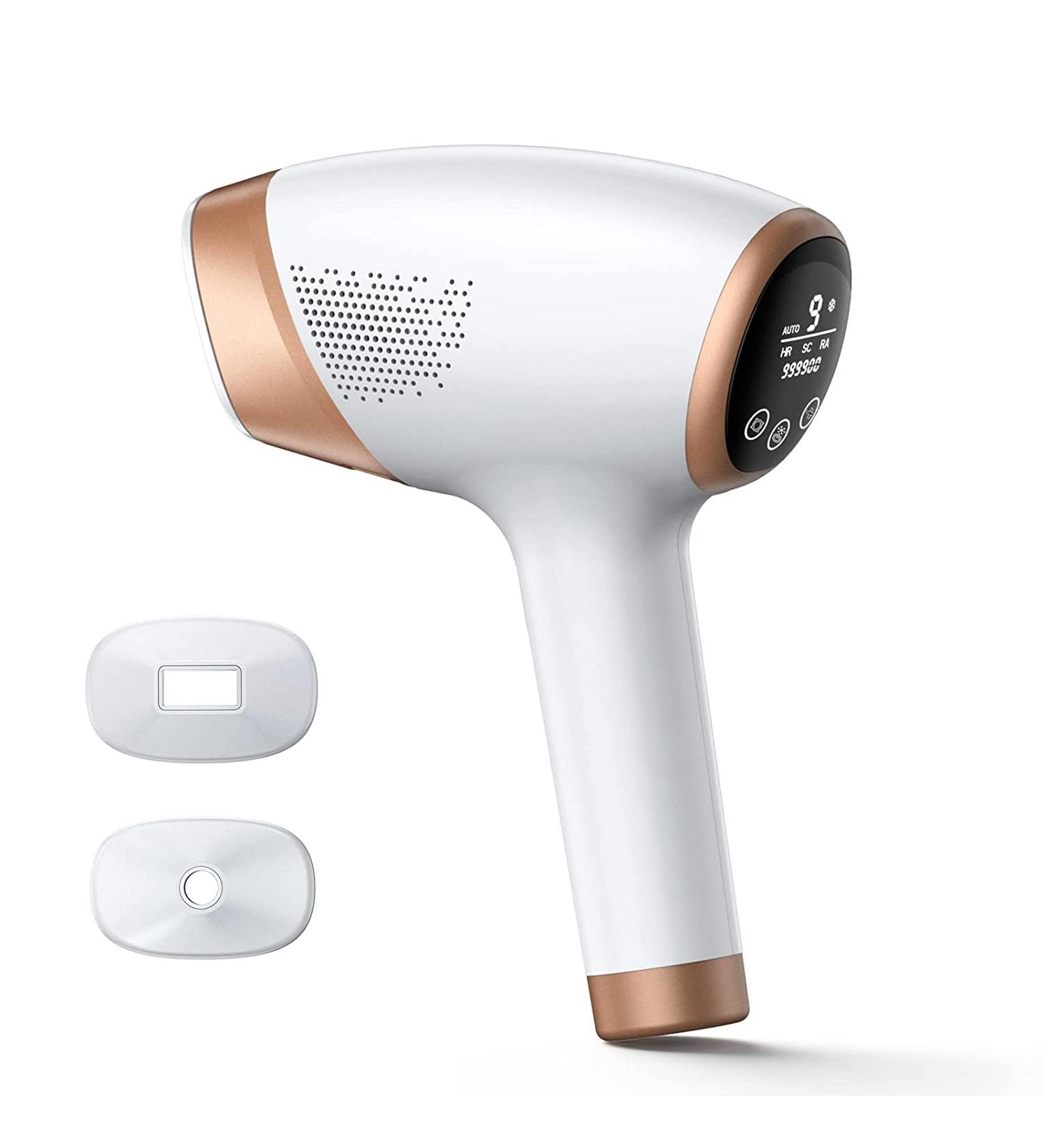 Sapphire IPL Hair Remover - 999 900 Pulses Freezing Point Tech 9 Energy Levels & 3 Functions for Body Face & Bikini Zone - Buy Online on GoSupps.com