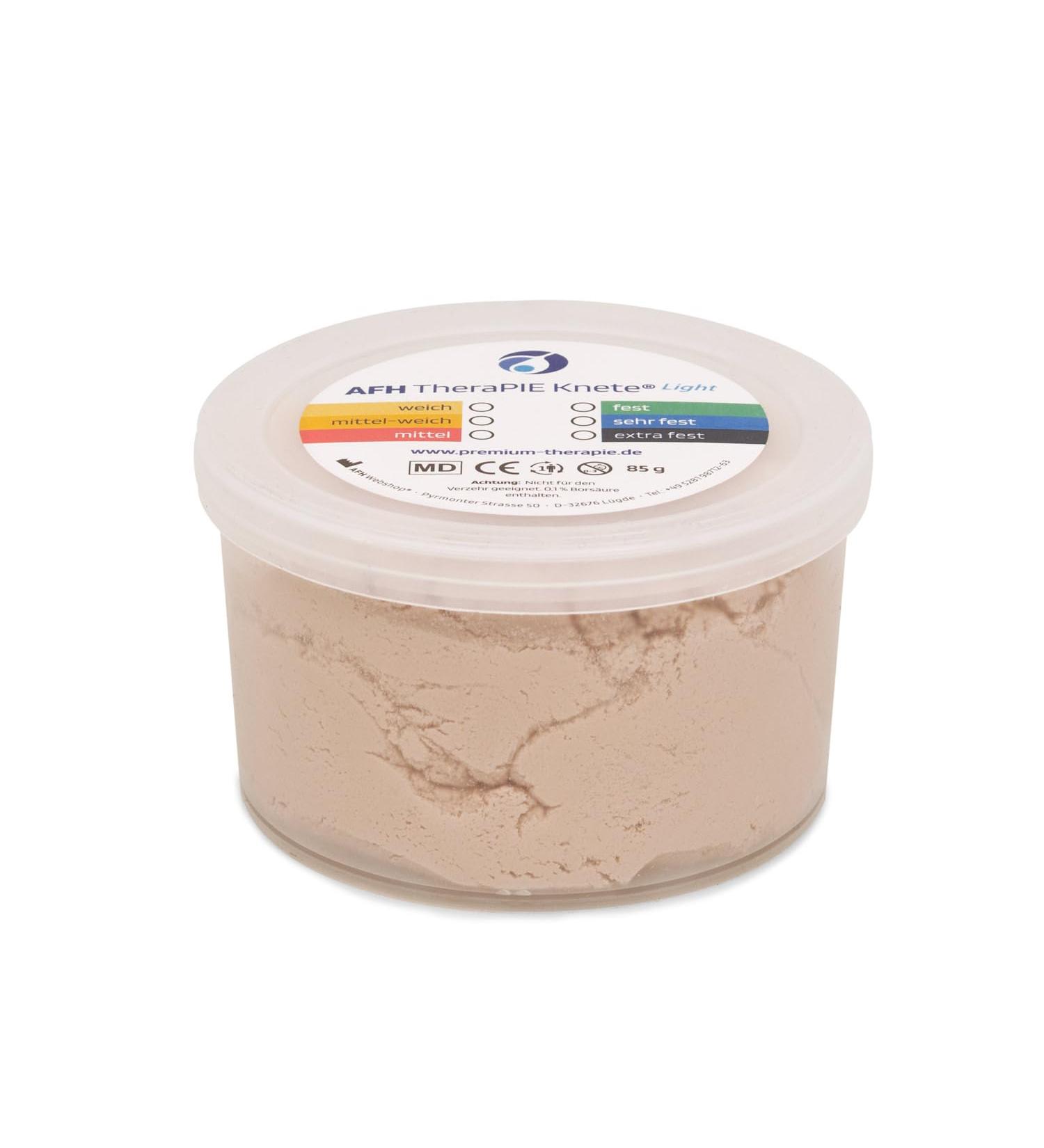 AFH TheraPIE Knete Light 85 g | Soft Beige Modelling Clay for Hand Therapy | International Shipping Available - Buy Online on GoSupps.com