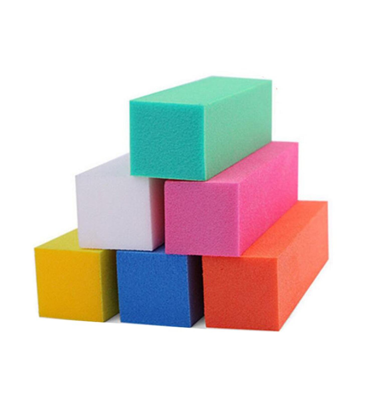 12PCS Colorful Square Nail File Sponge Art Buffer Set - Nail Buffer, Polisher, Pedicure Tool Kit for Grit Sanding Block - Manicure and Pedicure Nail Tool Kit for Toenails and Fingernails - Buy Online on GoSupps.com