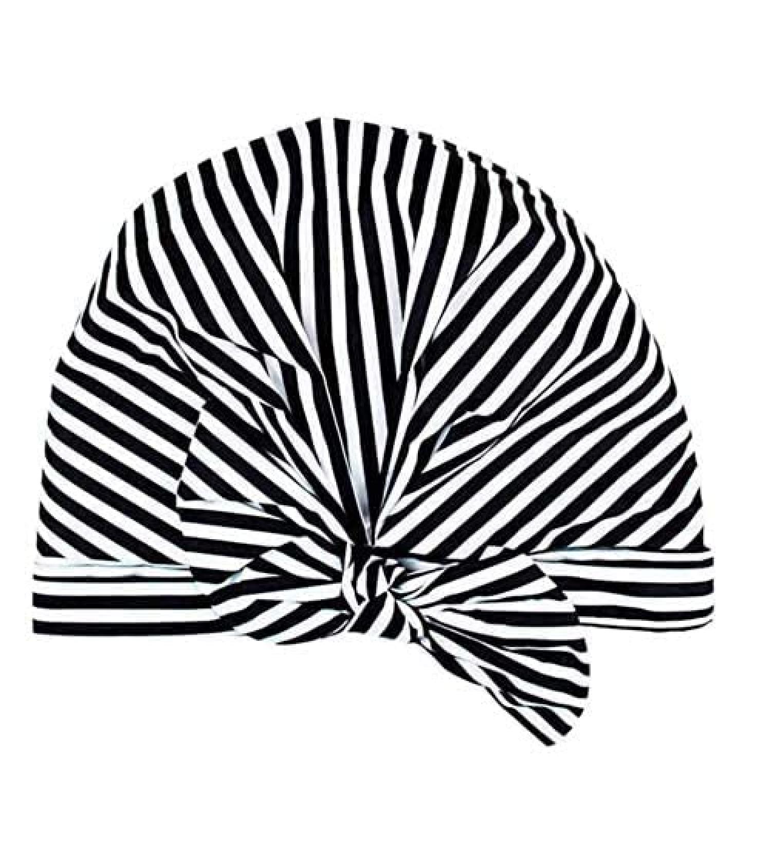 Amazighen Reusable Waterproof Hair Shower Cap | Leakproof Jumbo Caps | Zebra Pattern | Cute Design for Long & Short Hair | Eco-Friendly - Buy Online on GoSupps.com