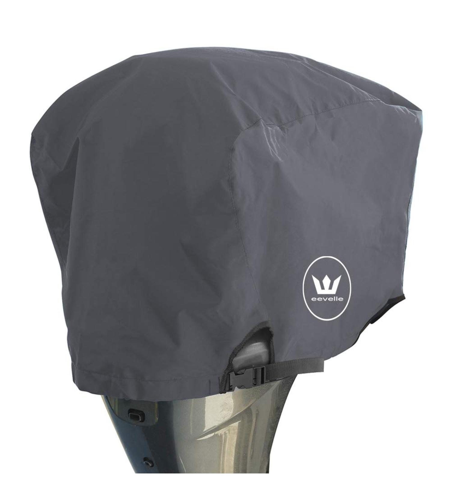 Windstorm Outboard Boat Motor Cover - Heavy Duty 600D Polyester Marine Canvas - Charcoal 115-225 HP - 9 Colors Available - Buy Online on GoSupps.com