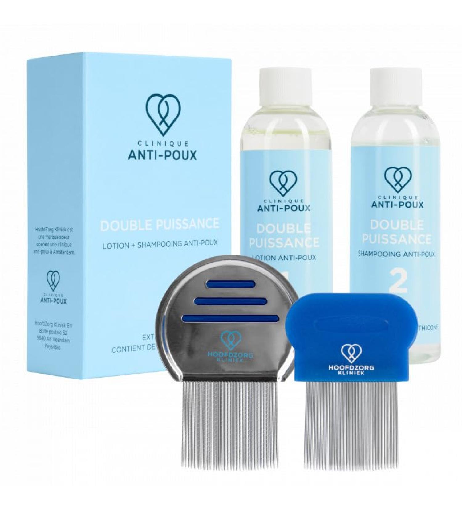 Nouveau produit Double puissance avec deux peignes poux - shampoing et lotion anti-poux de qualit - de la clinique - poux de t te et lentes - Buy Online on GoSupps.com