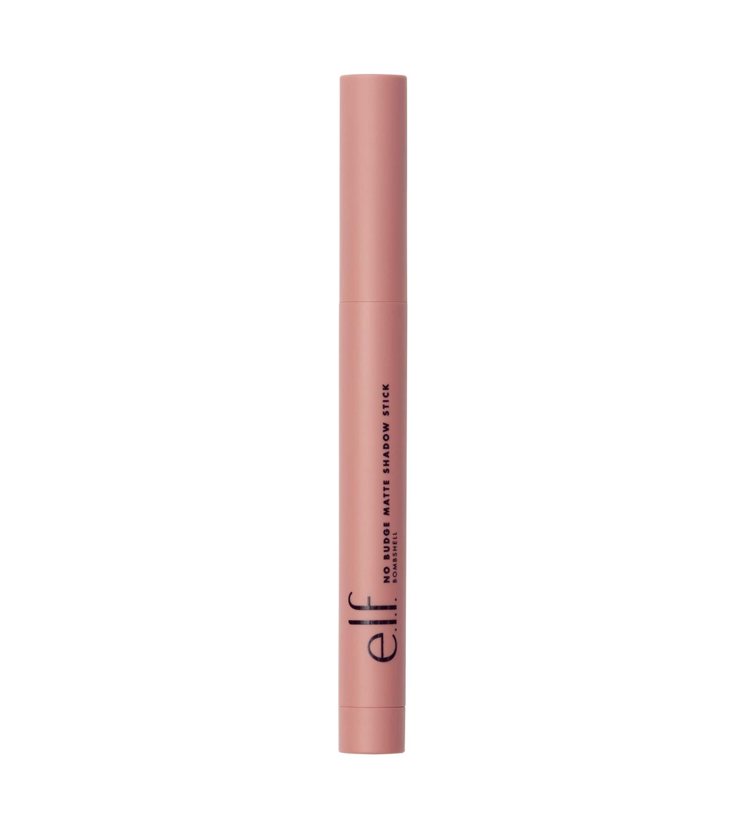 e.l.f. No Budge Matte Shadow Stick - Bombshell, 0.19 oz | Long-Wear Cream Eyeshadow Stick for Matte Finish - Buy Online on GoSupps.com