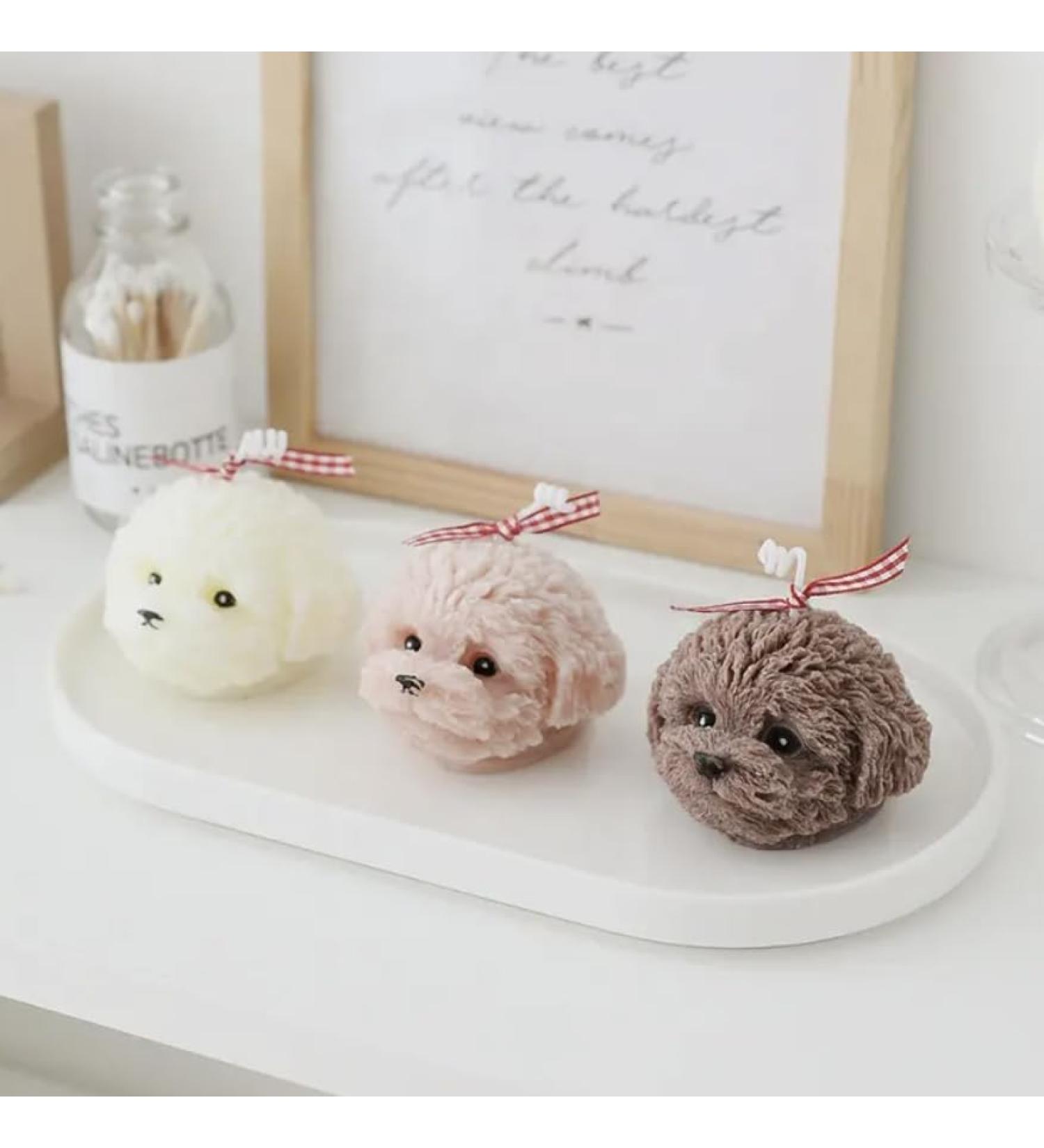 Cute Animal Shaped Scented Candle | Dog Lover Gift | Natural Soy Wax Aromatherapy | Home Decor | Unique Birthday Present - Buy Online on GoSupps.com
