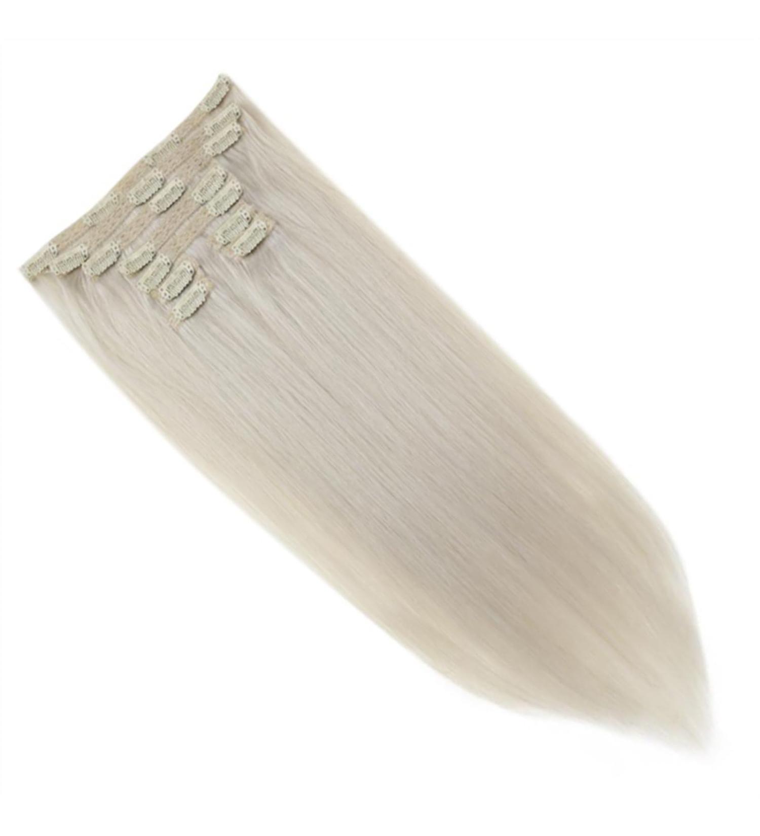 Hair Extensions Human Hair Clip in Extensions Blonde Remy Hair Extensions Clip ins Human Hair Double Weft Clip in Hair Extensions Real Human Hair Platinum Blonde 7Pieces Hair Pieces(1000 White Blonde 14inches 1000 White Blonde - Buy Online on GoSupps.com