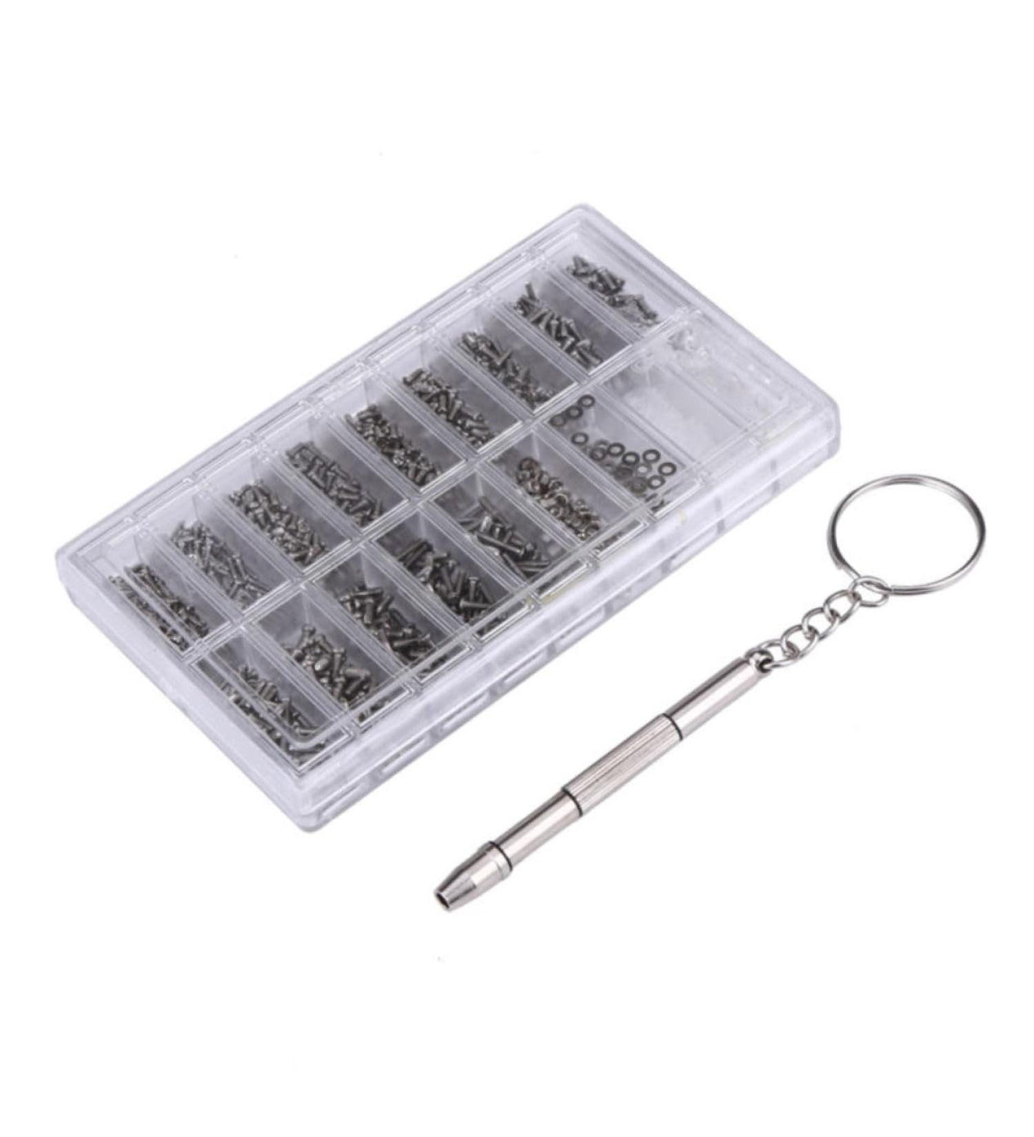 1000PCS Glasses Repair Screws Set | Sunglasses Repair Tool & Accessories | Spectacle Maintenance Kit - Buy Online on GoSupps.com
