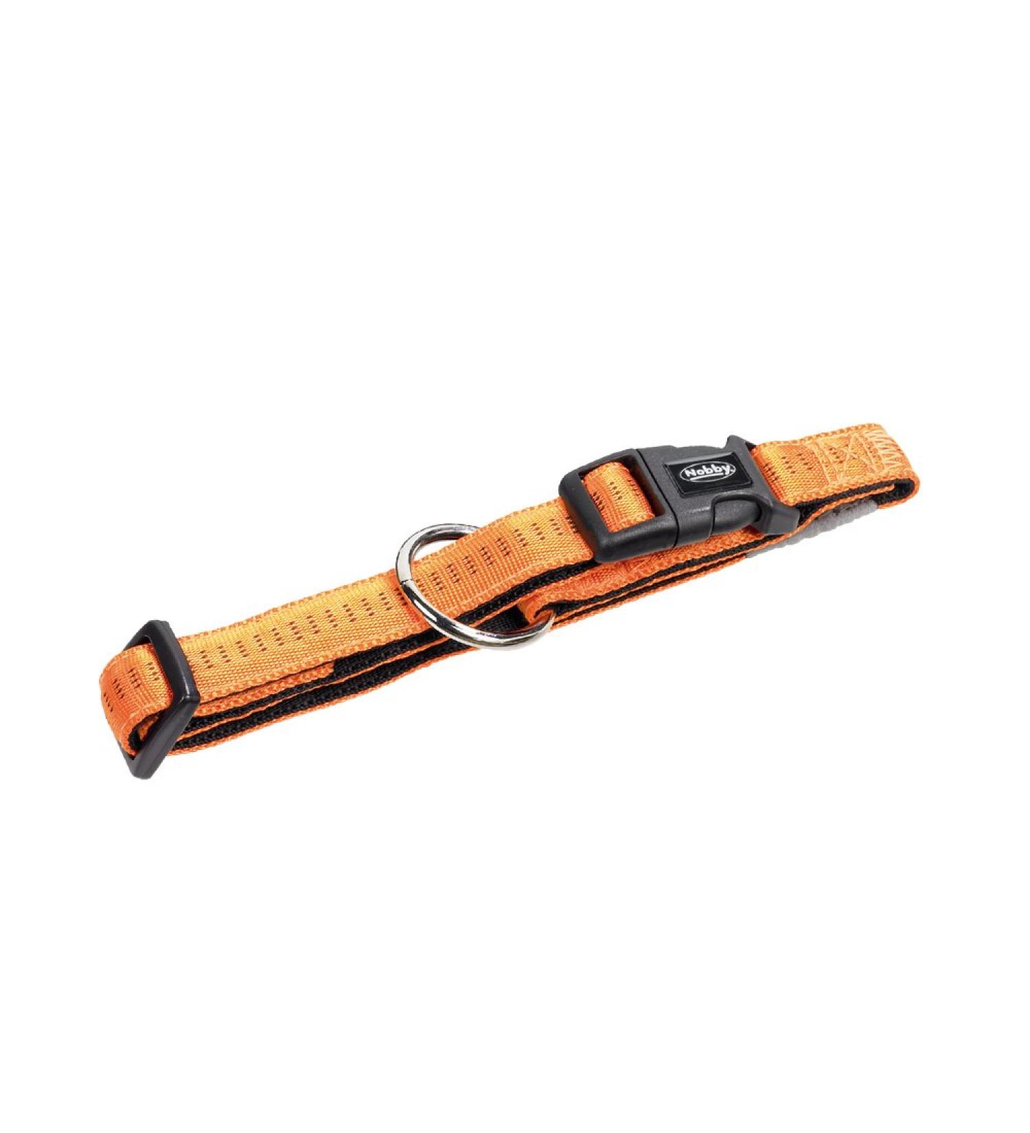 Nobby Soft Grip Collar - Orange - Adjustable 30-45 cm 20 mm Width - Durable & Stylish Pet Accessory - Buy Online on GoSupps.com