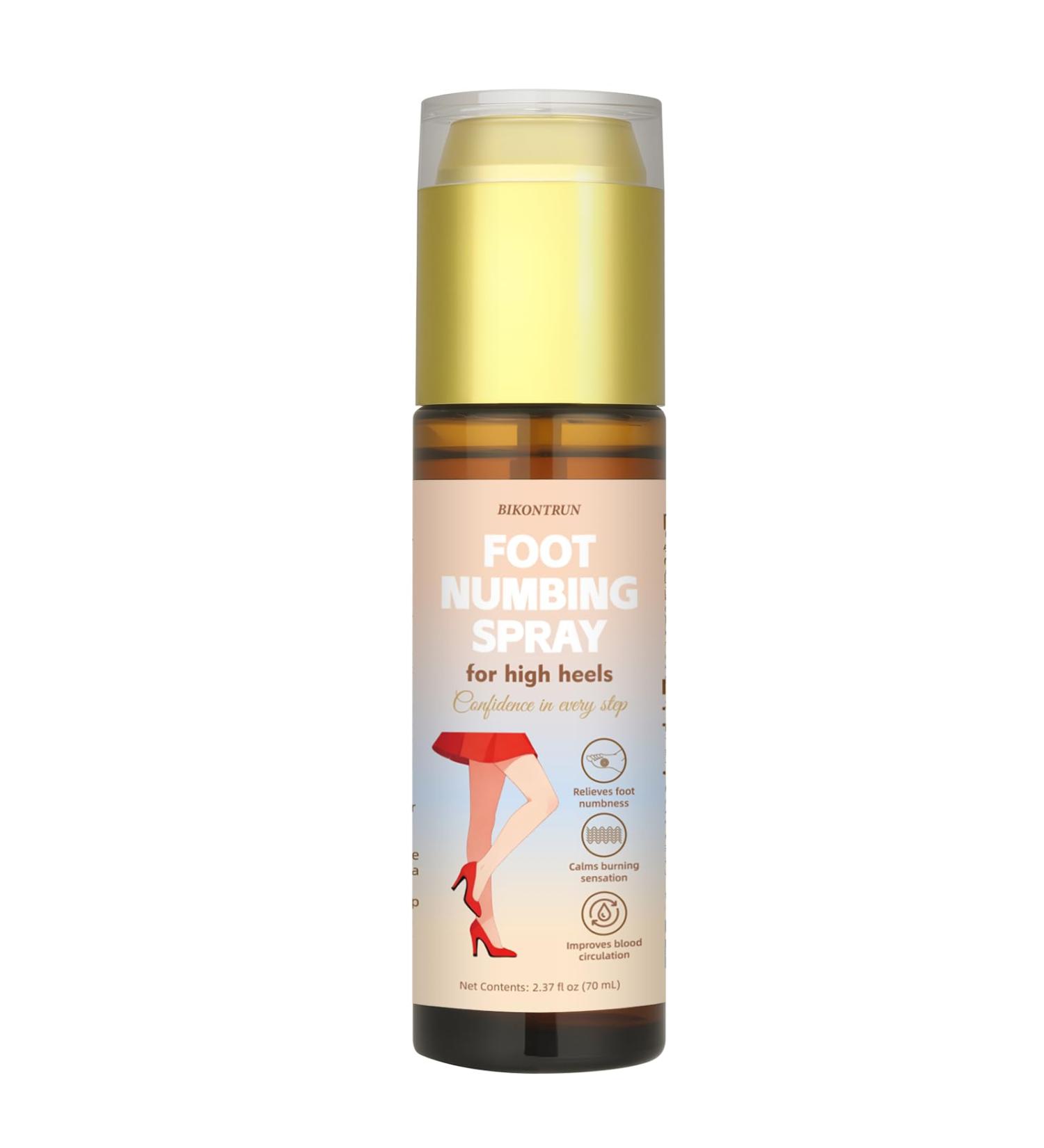 High Heel Foot Care Spray for Women Foot Numbing Spray for High Heels Lightweight Refreshing Foot Mist for Daily Comfort Long Hour Wear & Standing 2 fl oz - Buy Online on GoSupps.com