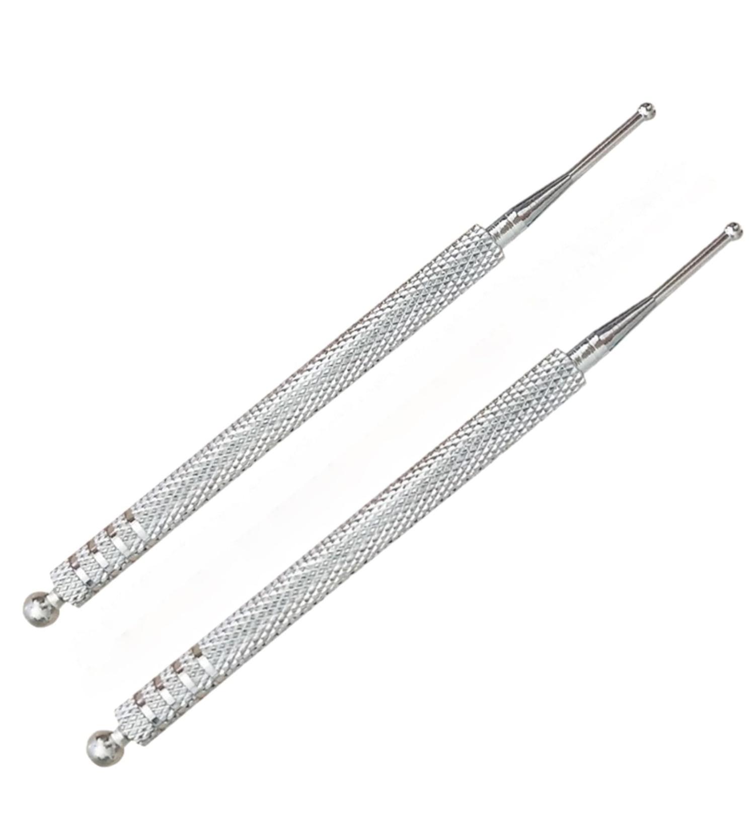 Buy Acupuncture & Acupressure Pen - 2-Piece Meridian Pencil Set | 10cm Length 2/5mm Silver Balls | International Shipping - Buy Online on GoSupps.com