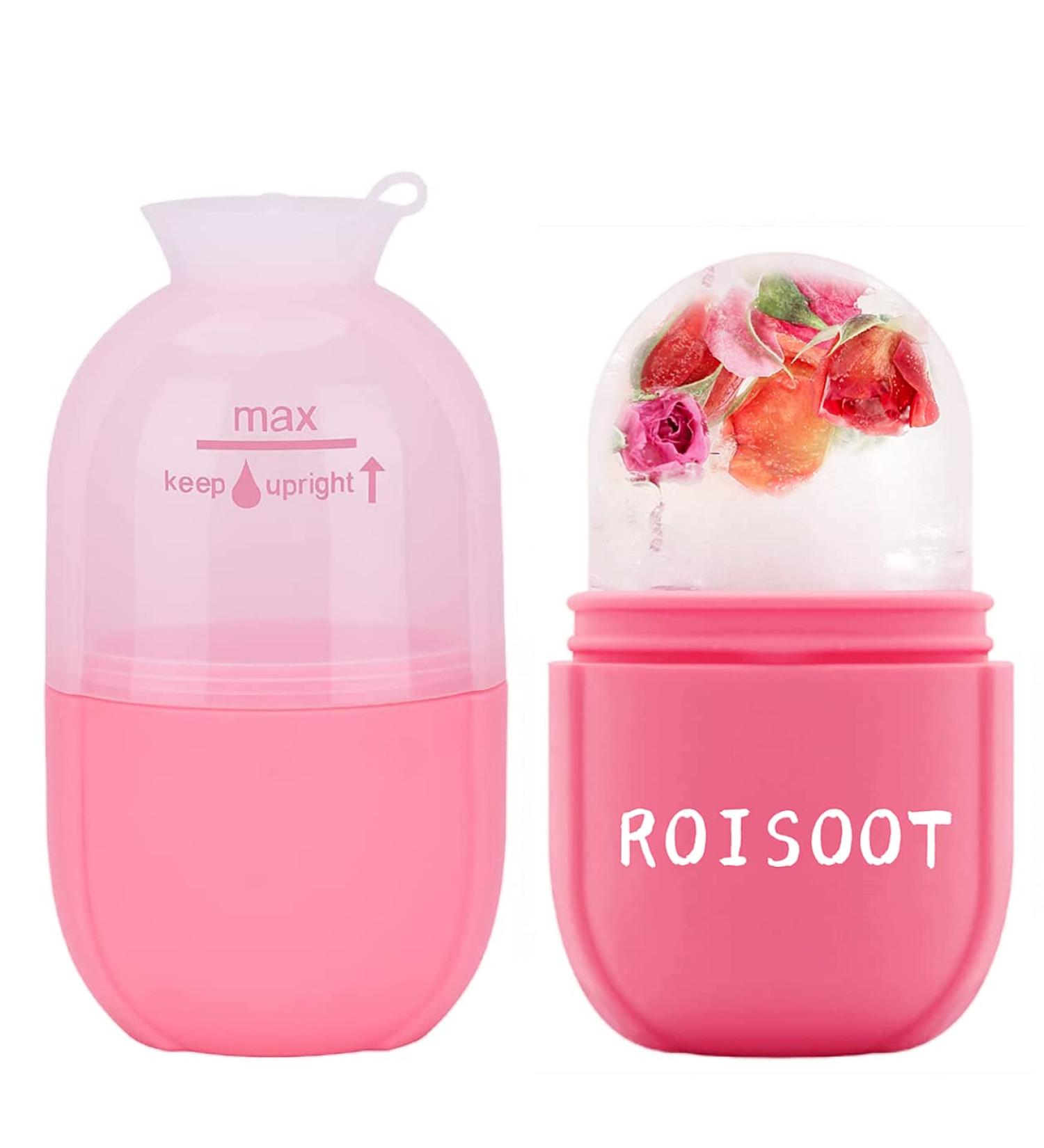 ROISOOT Fashion Silicone Ice Roller for Face - Facial Skin Care Tool in Fashion Pink - Buy Online on GoSupps.com
