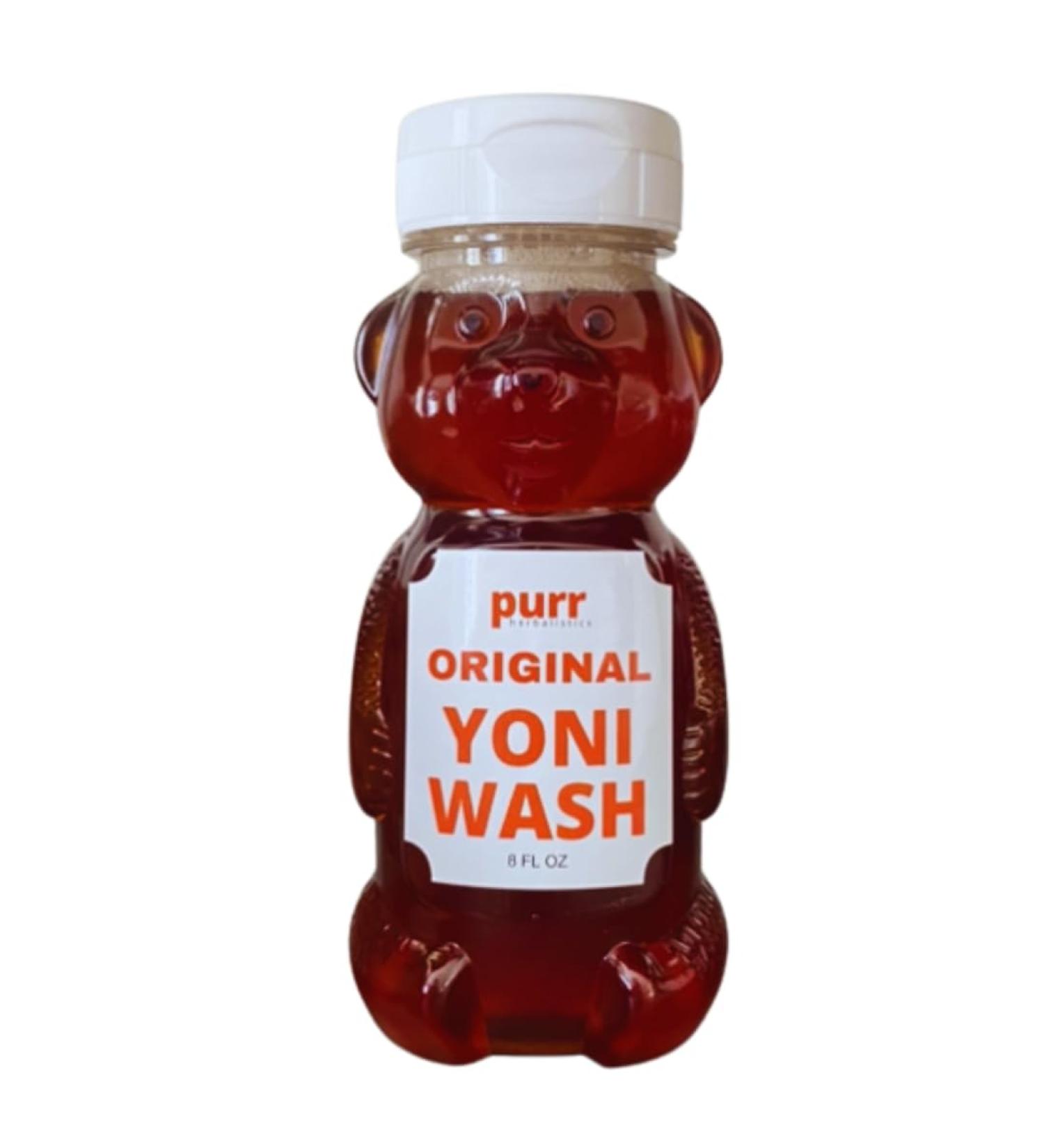 Yoni Wash 8 Fluid OZ Daily Feminine Wash - Sensitive Fragrance Free All Natural (Original Herbal)